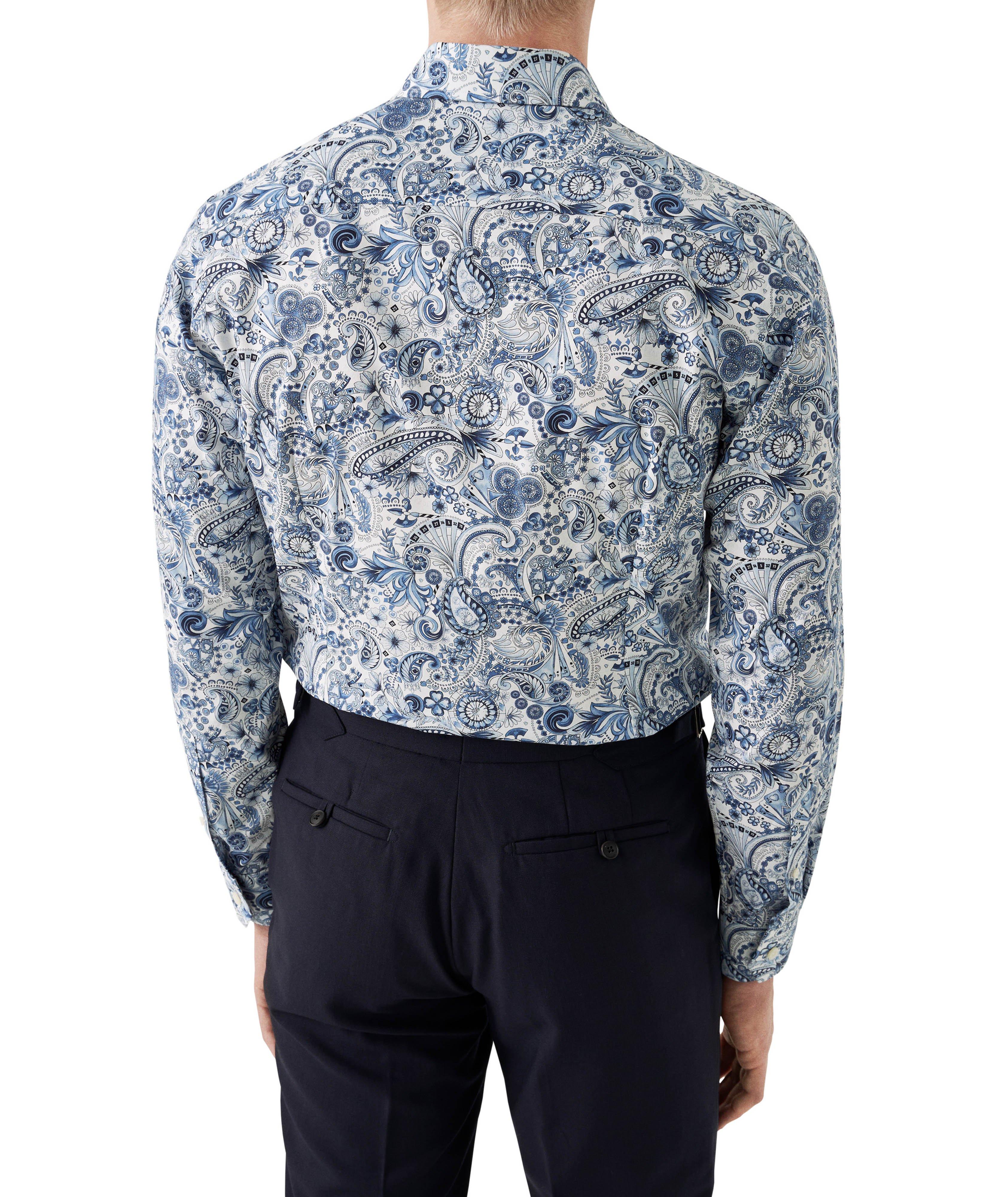 Contemporary-Fit Paisley Dress Shirt image 2