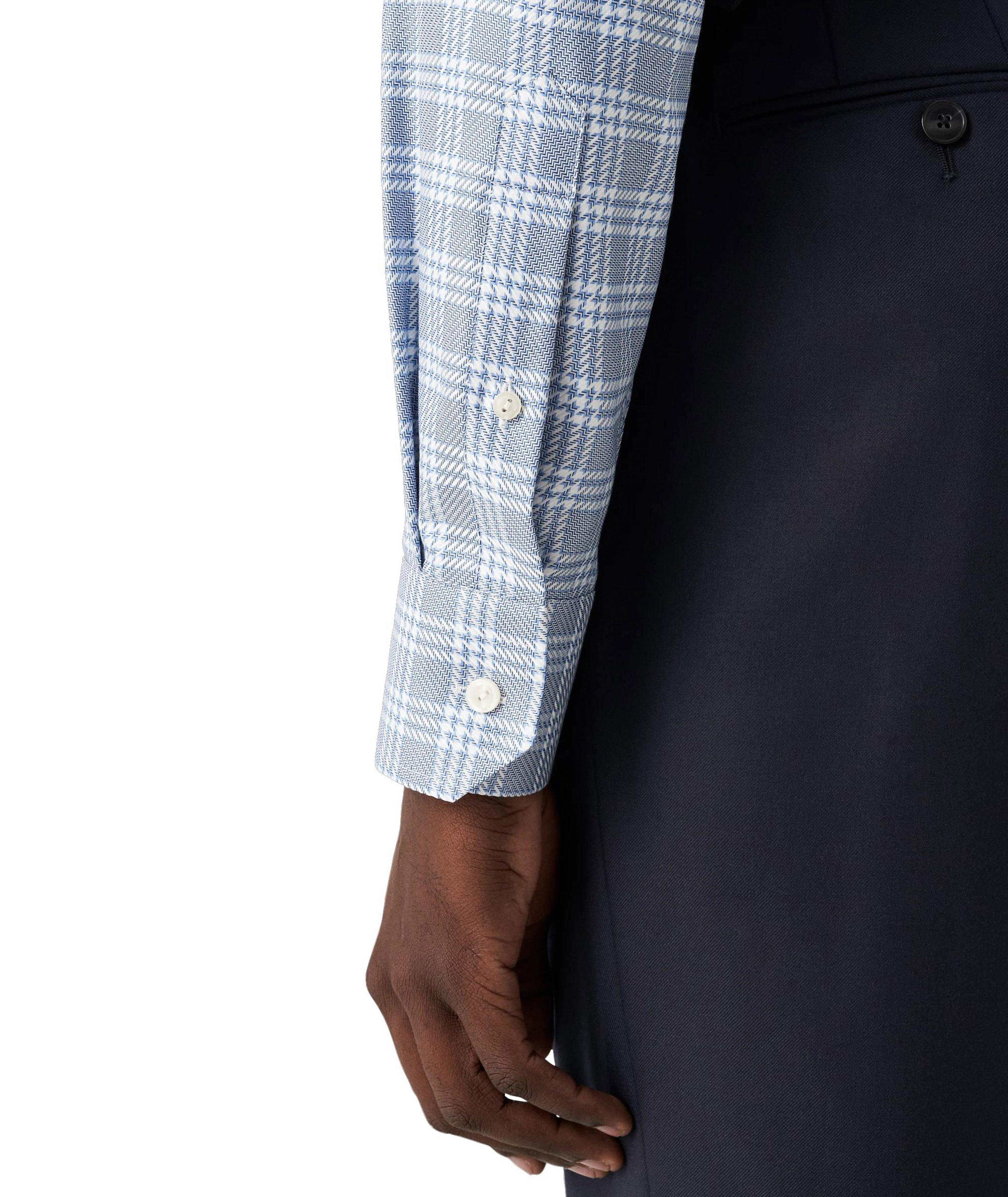 Slim-Fit Check  Twill Dress Shirt image 4