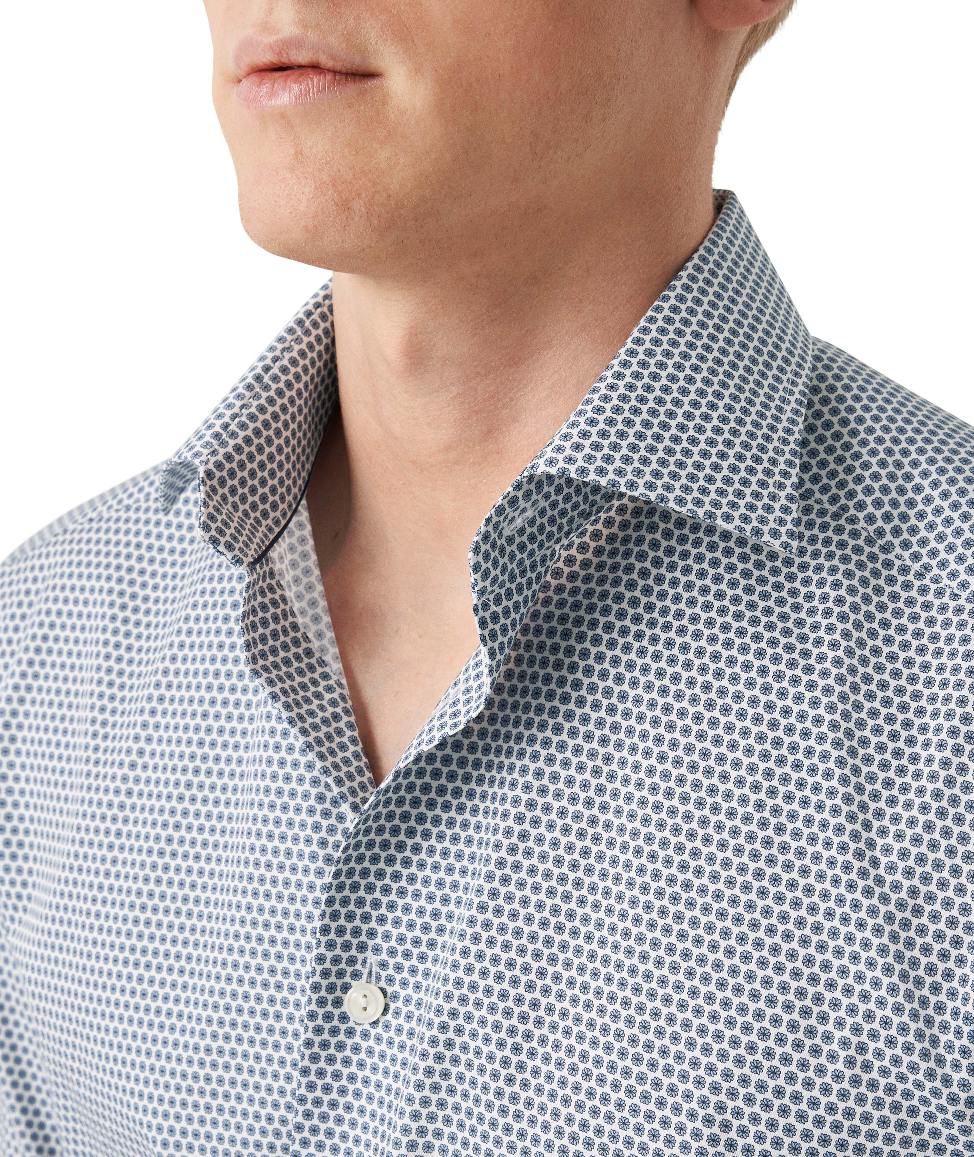 Contemporary-Fit Micro-Floral Dress Shirt image 3