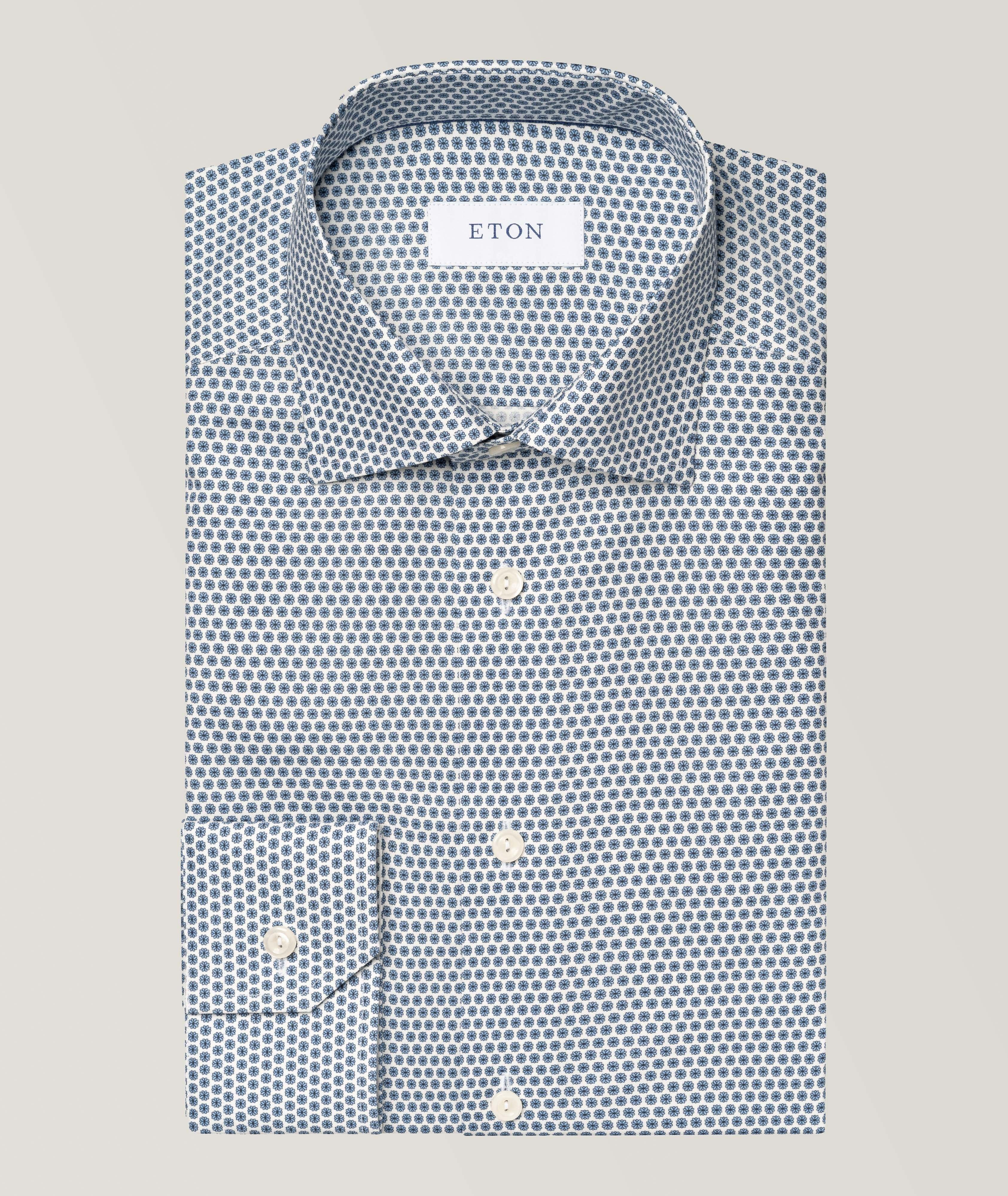 Contemporary-Fit Micro-Floral Dress Shirt image 0