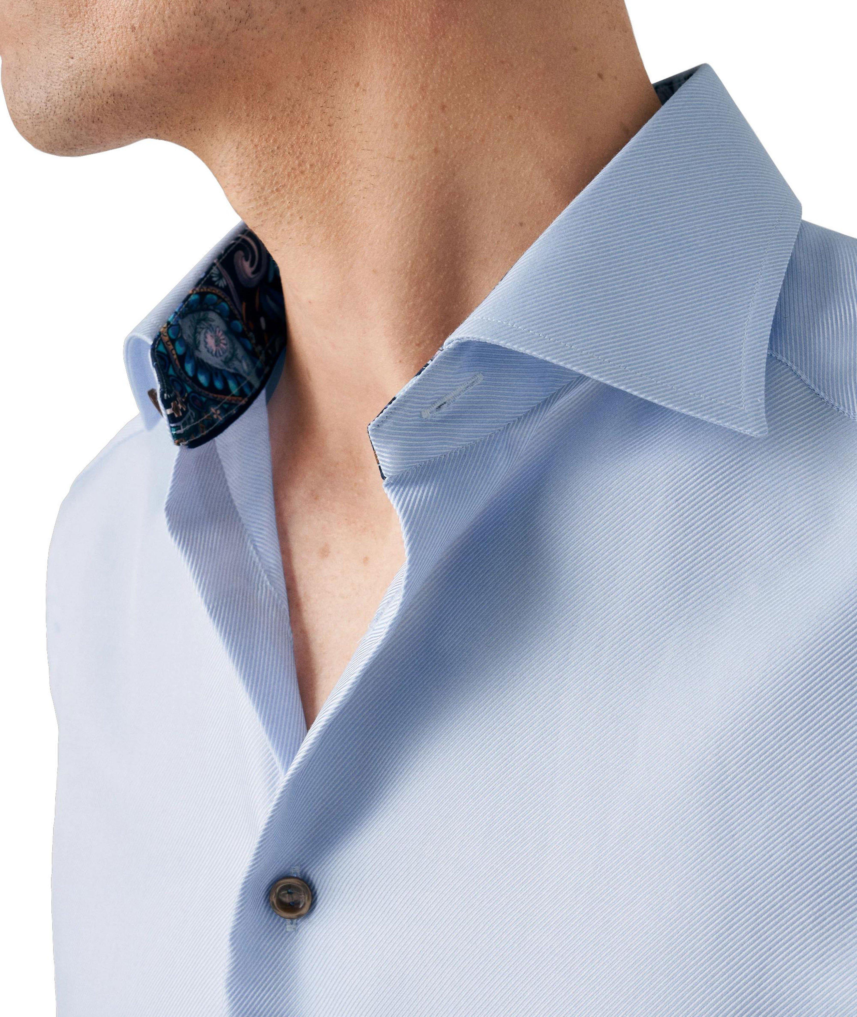 Contemporary-Fit Paisley Trim Dress Shirt  image 3