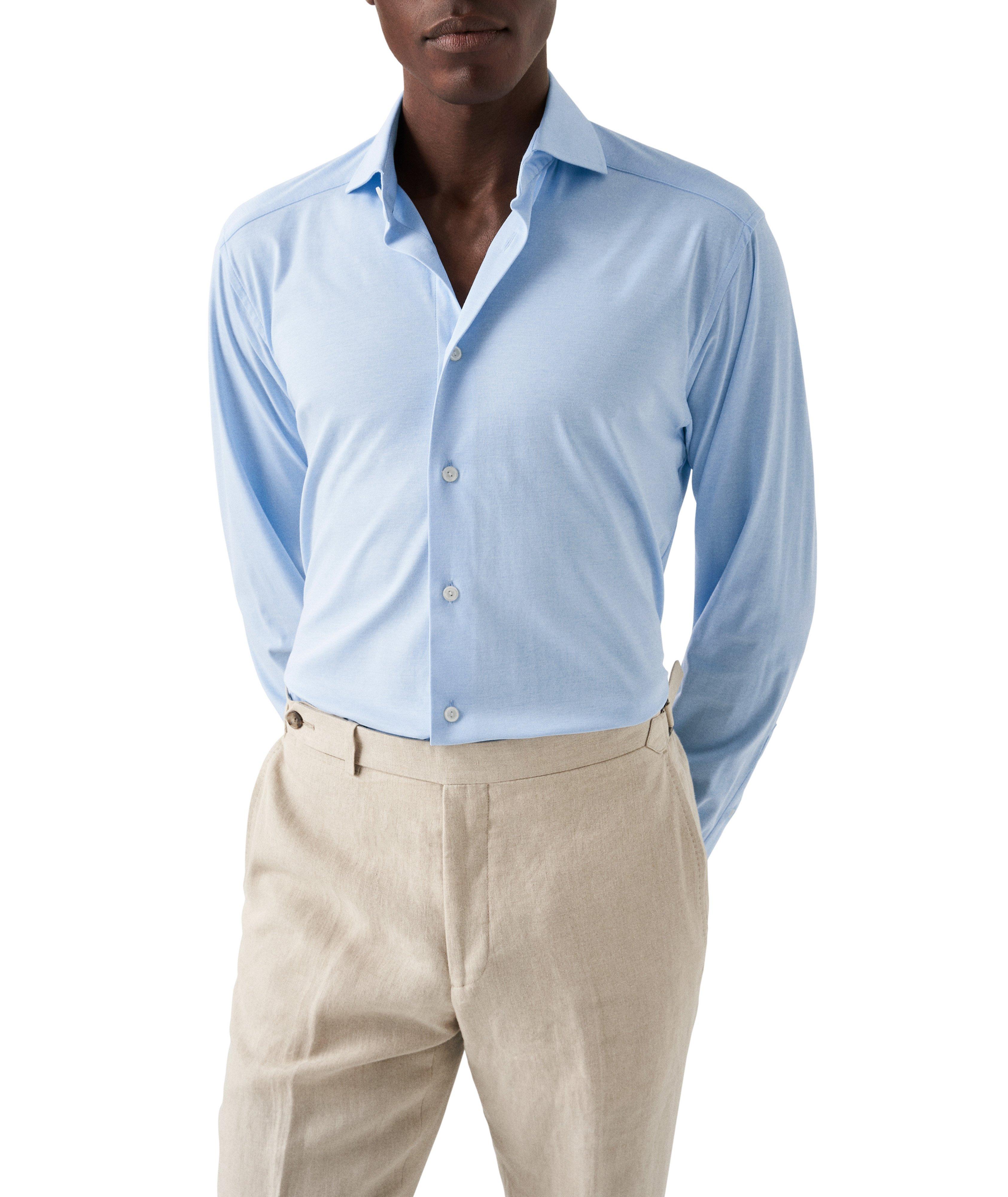 Slim-Fit Four-Way Stretch Dress Shirt image 1