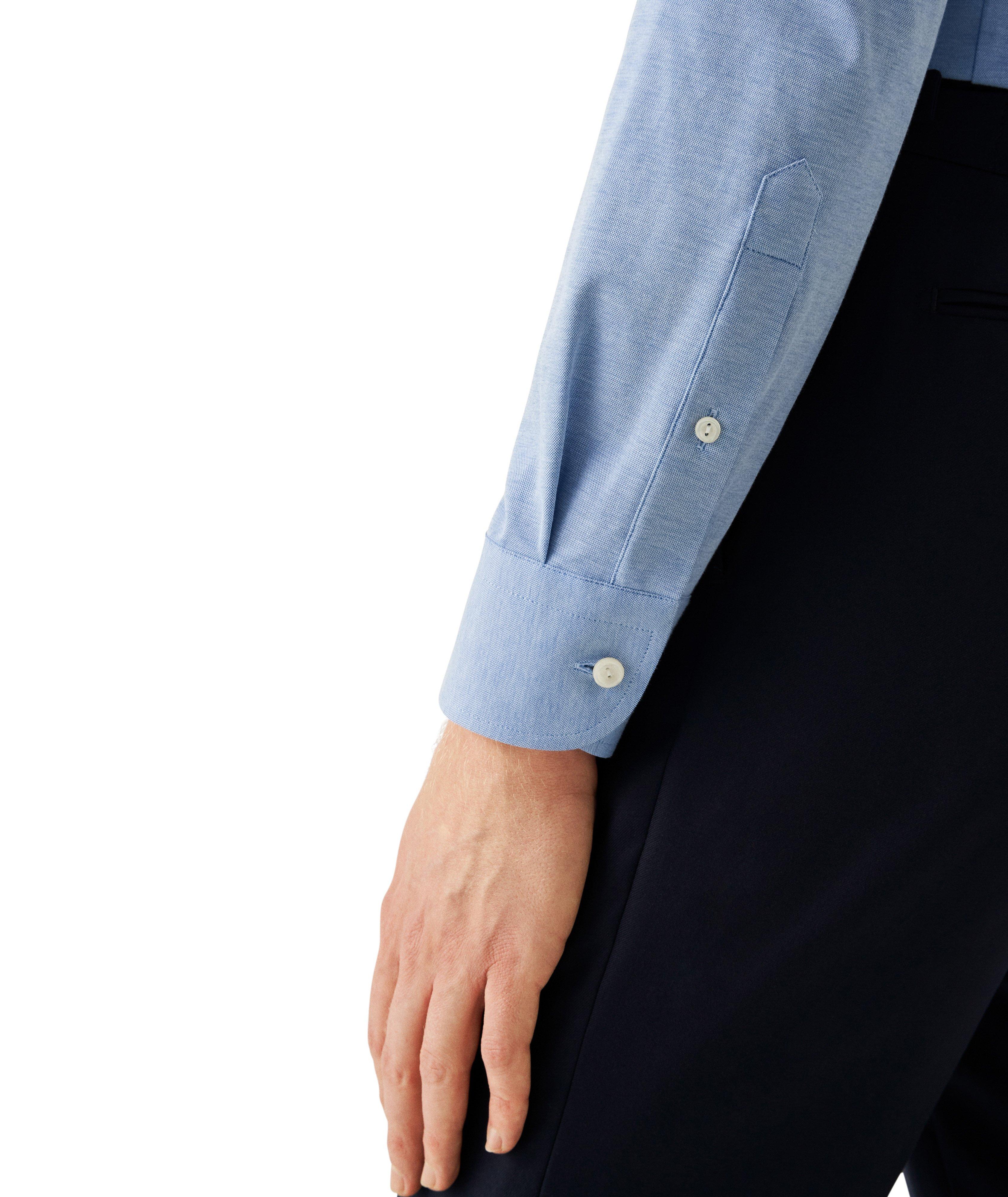 Contemporary-Fit Twill Four-Way Stretch Shirt image 4