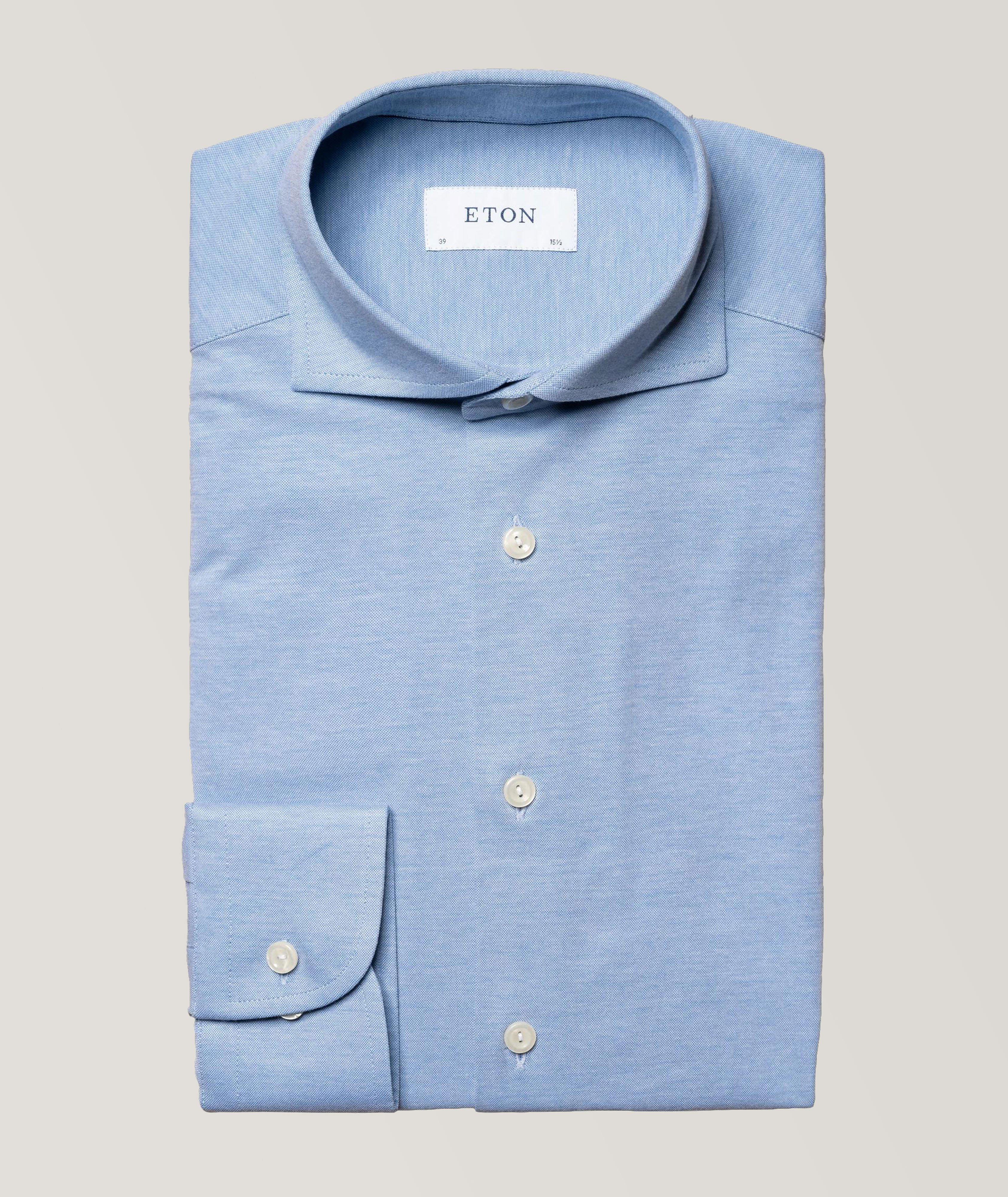 Contemporary-Fit Twill Four-Way Stretch Shirt image 0