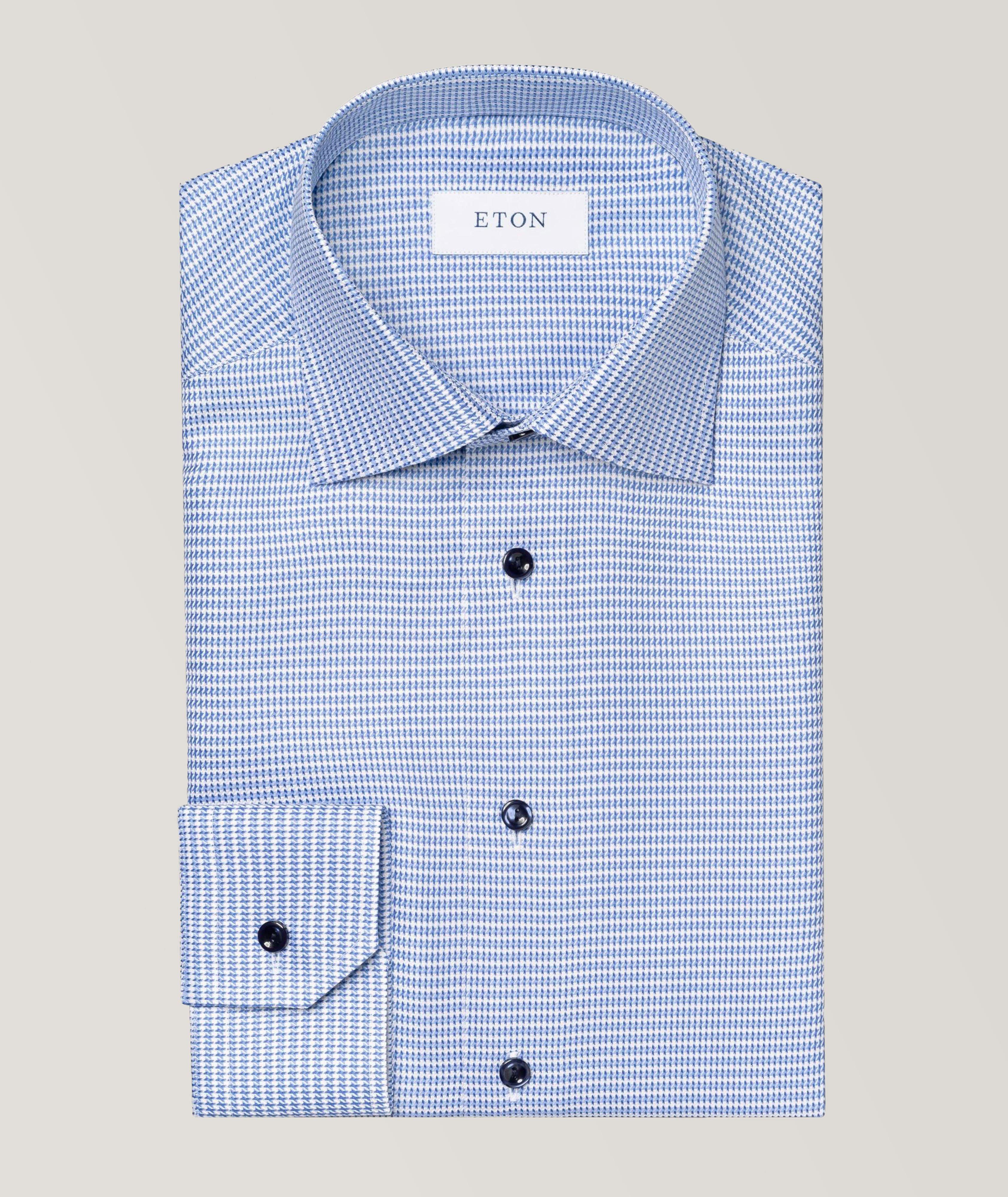 Slim-Fit Houndstooth Shirt image 0