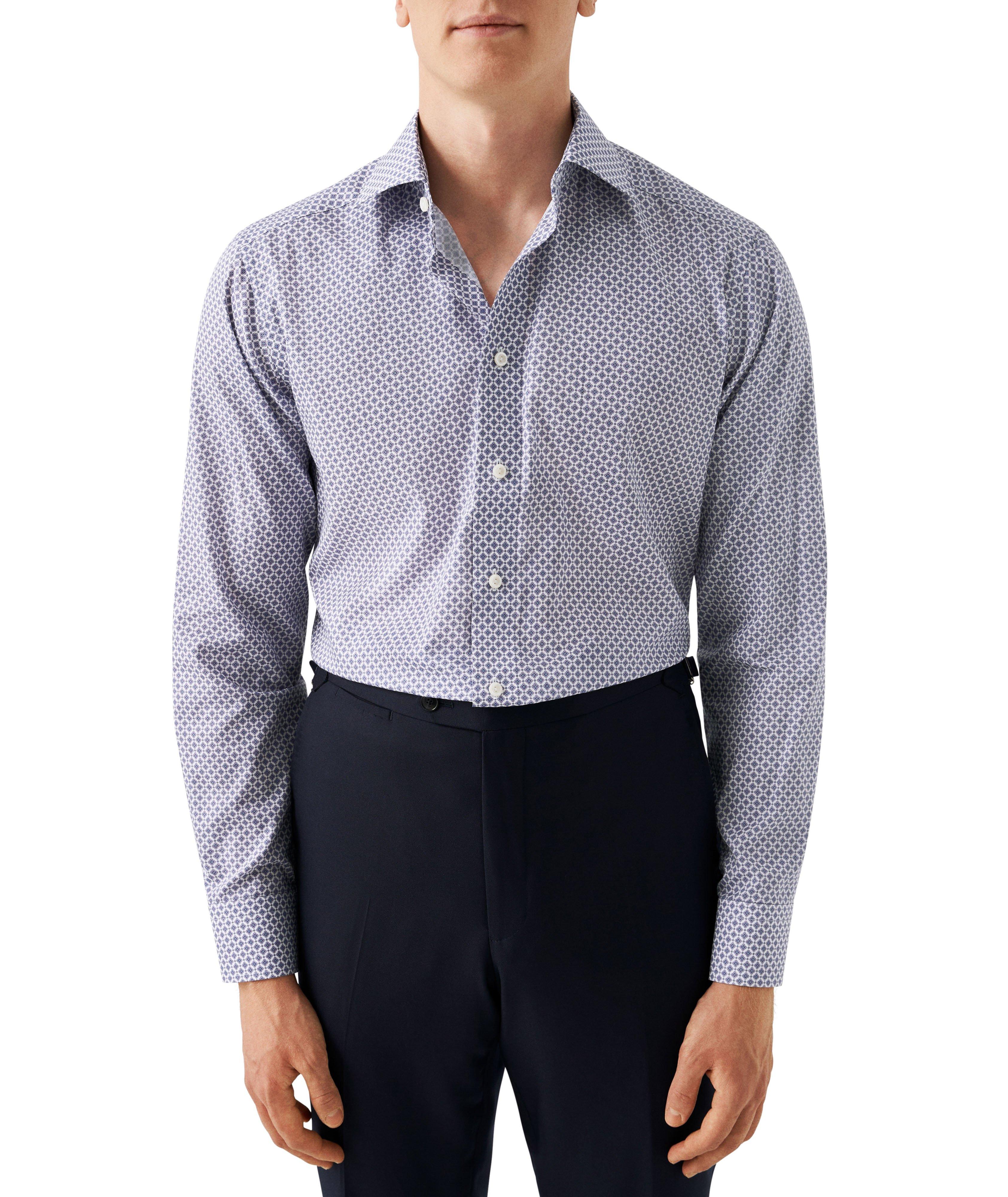 Contemporary-Fit Medallion Dress Shirt image 1