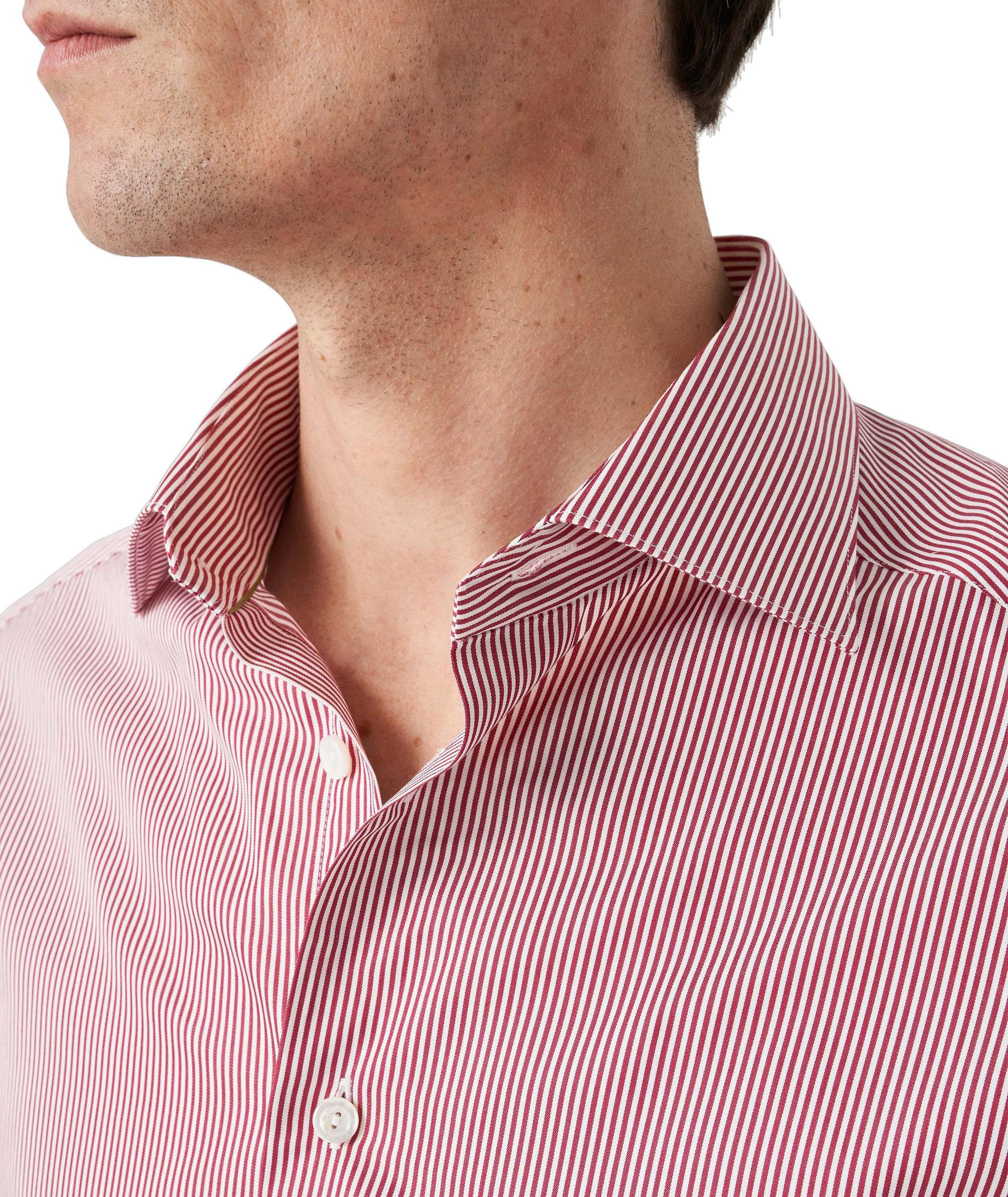 Contemporary-Fit Striped Elevated Twill Shirt image 3