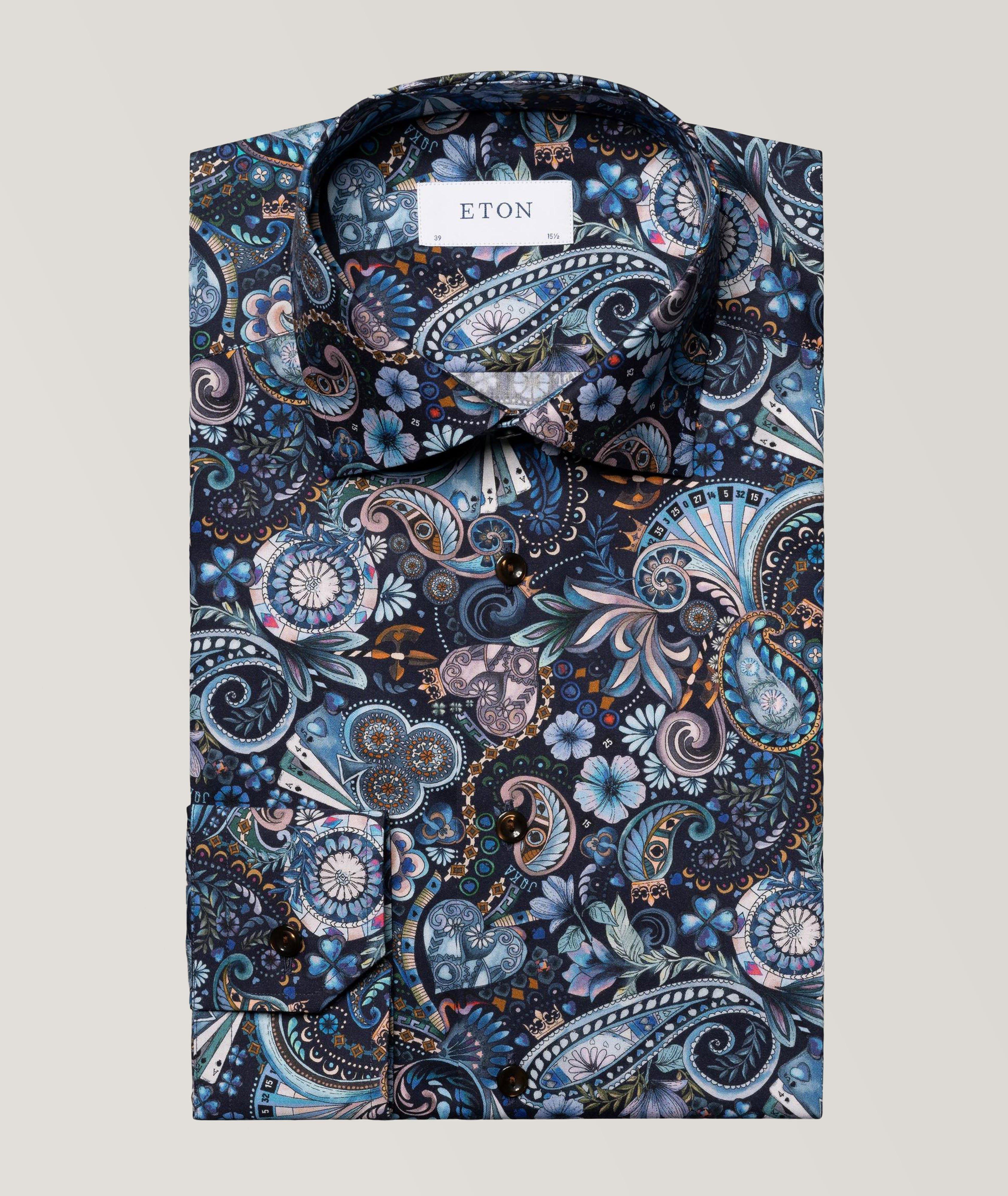 Chemise habillée en twill à motif paisley image 0