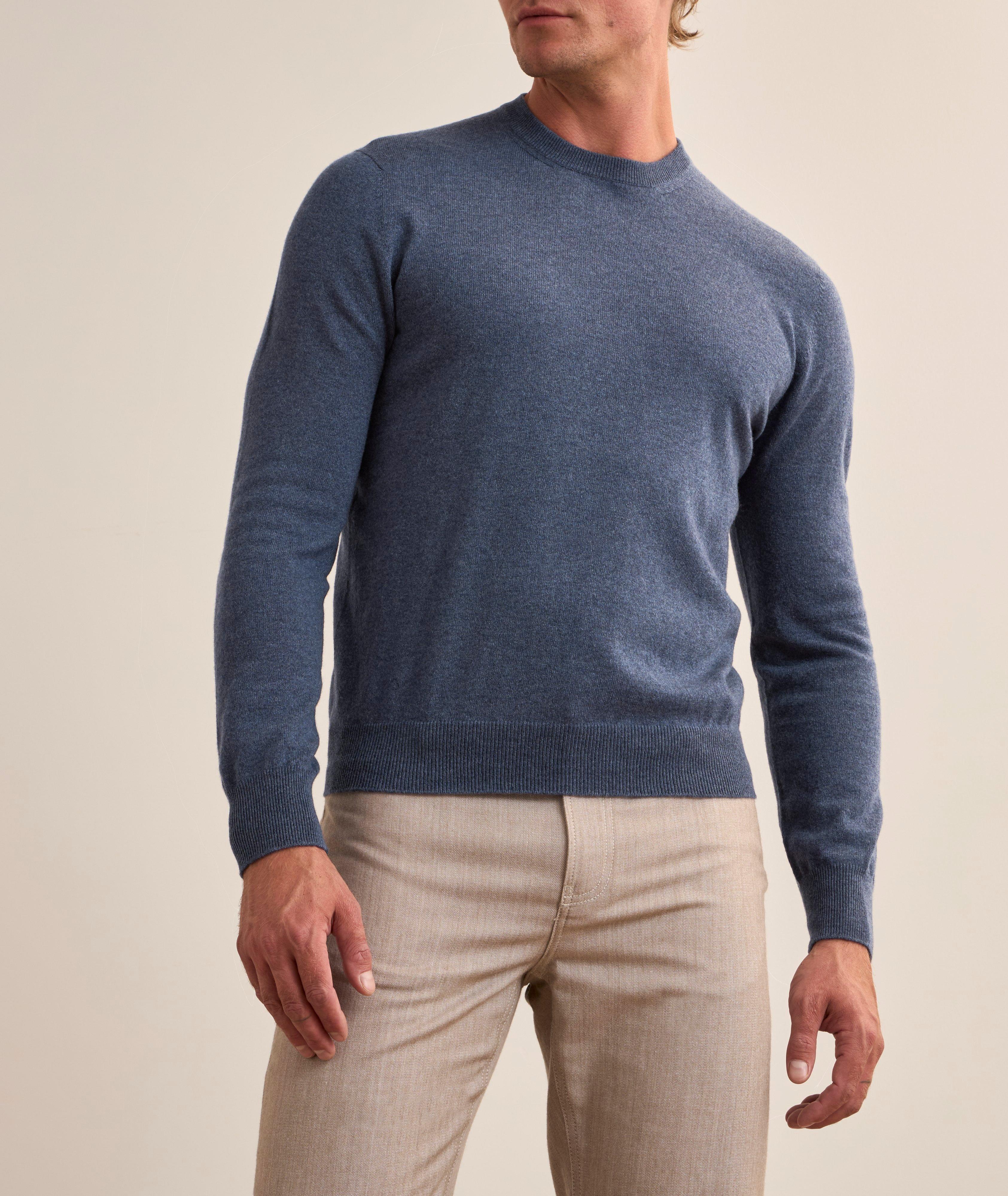 Cashmere Jersey Crewneck Sweater image 1