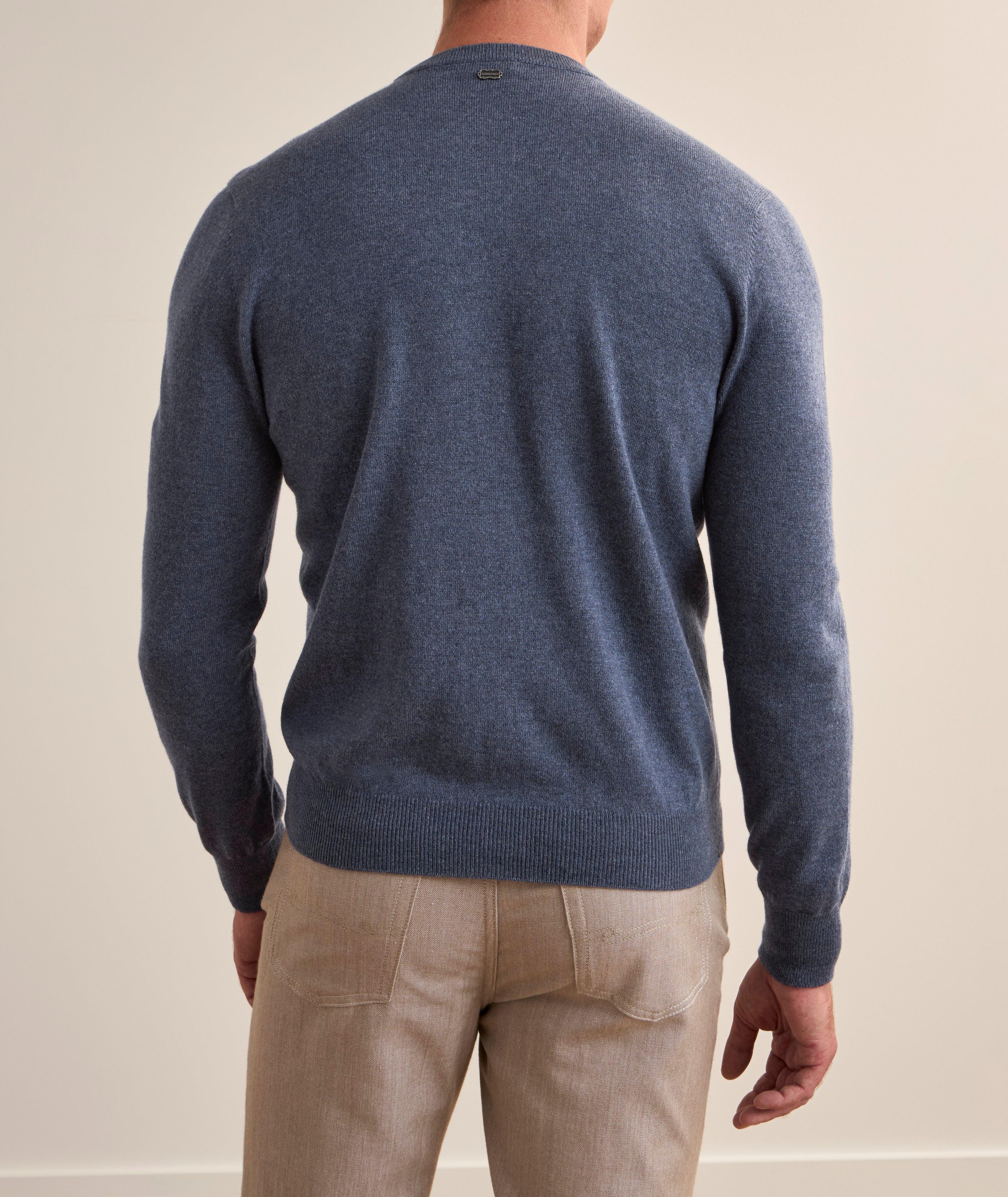 Cashmere Jersey Crewneck Sweater image 2