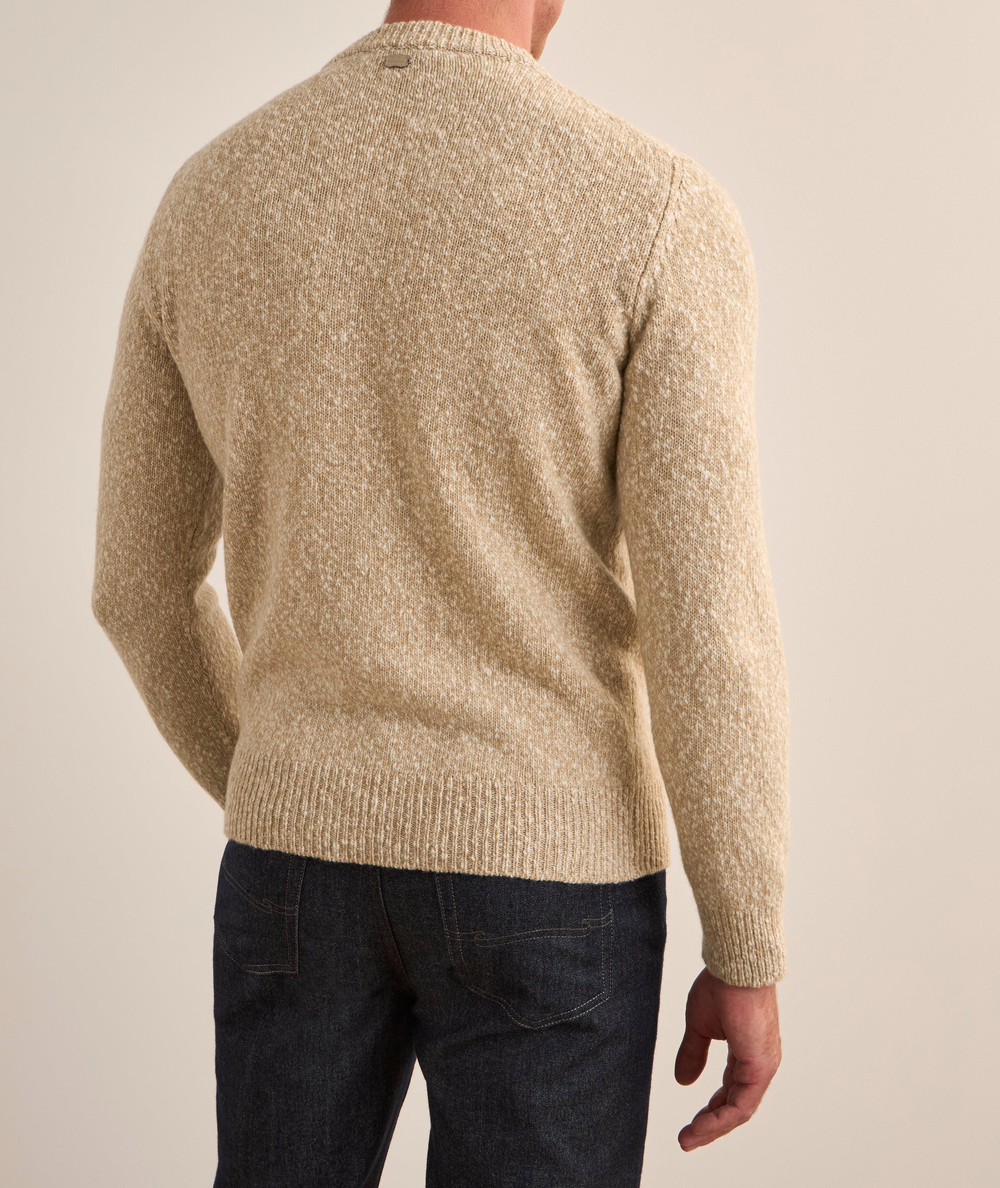 Wool-Cashmere Jersey Crewneck Sweater image 2