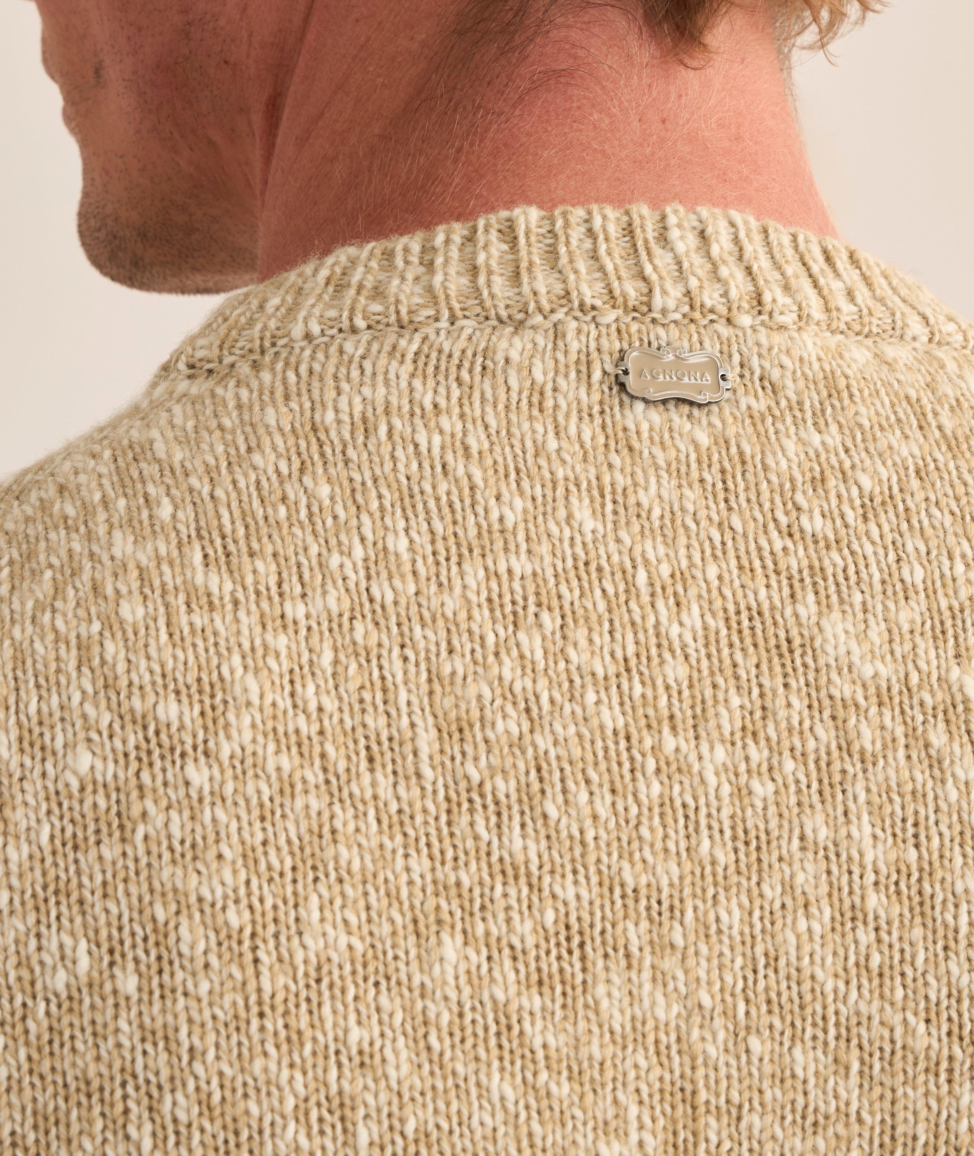 Wool-Cashmere Jersey Crewneck Sweater image 3