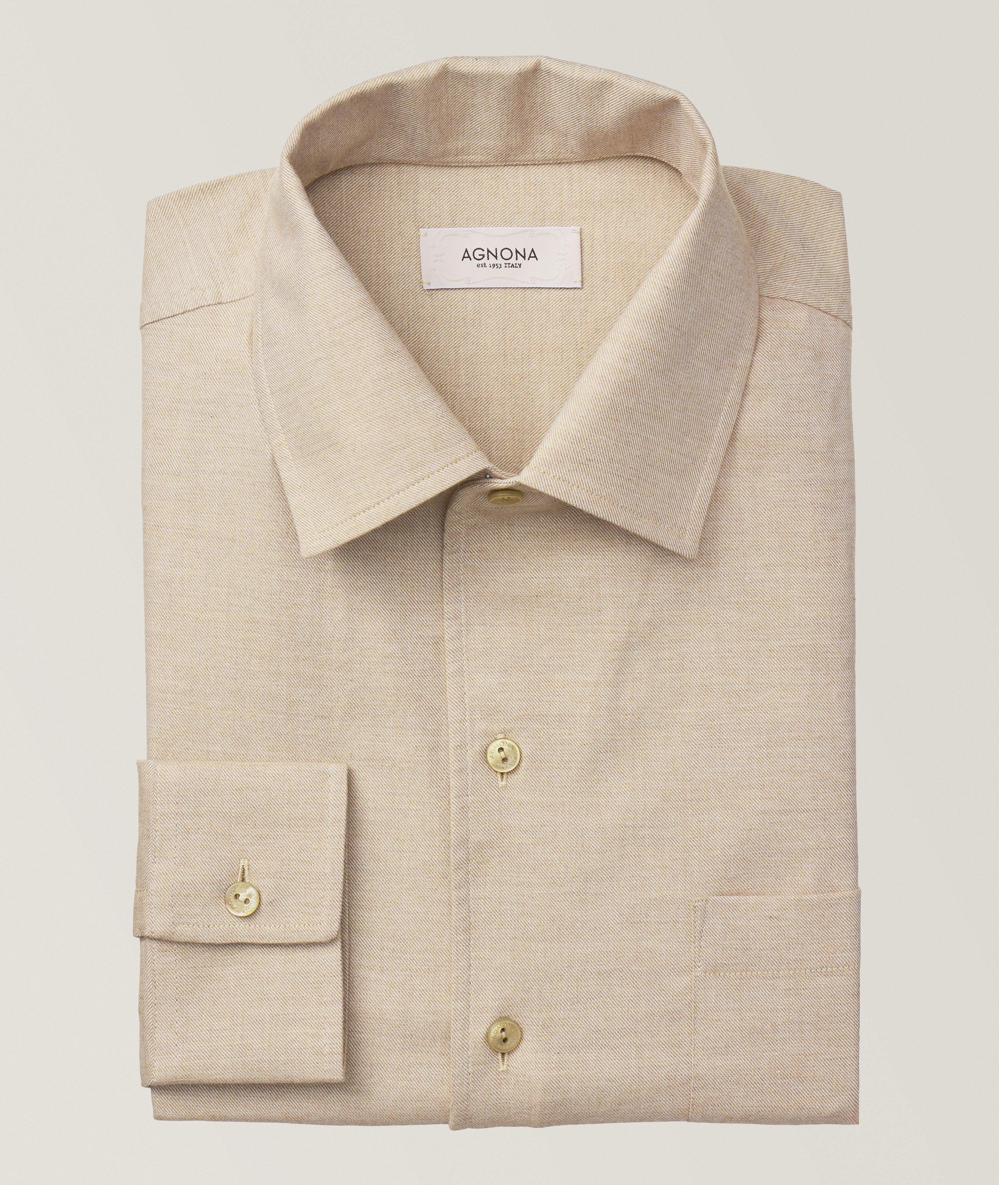 Cotton-Cashmere Twill Shirt  image 0