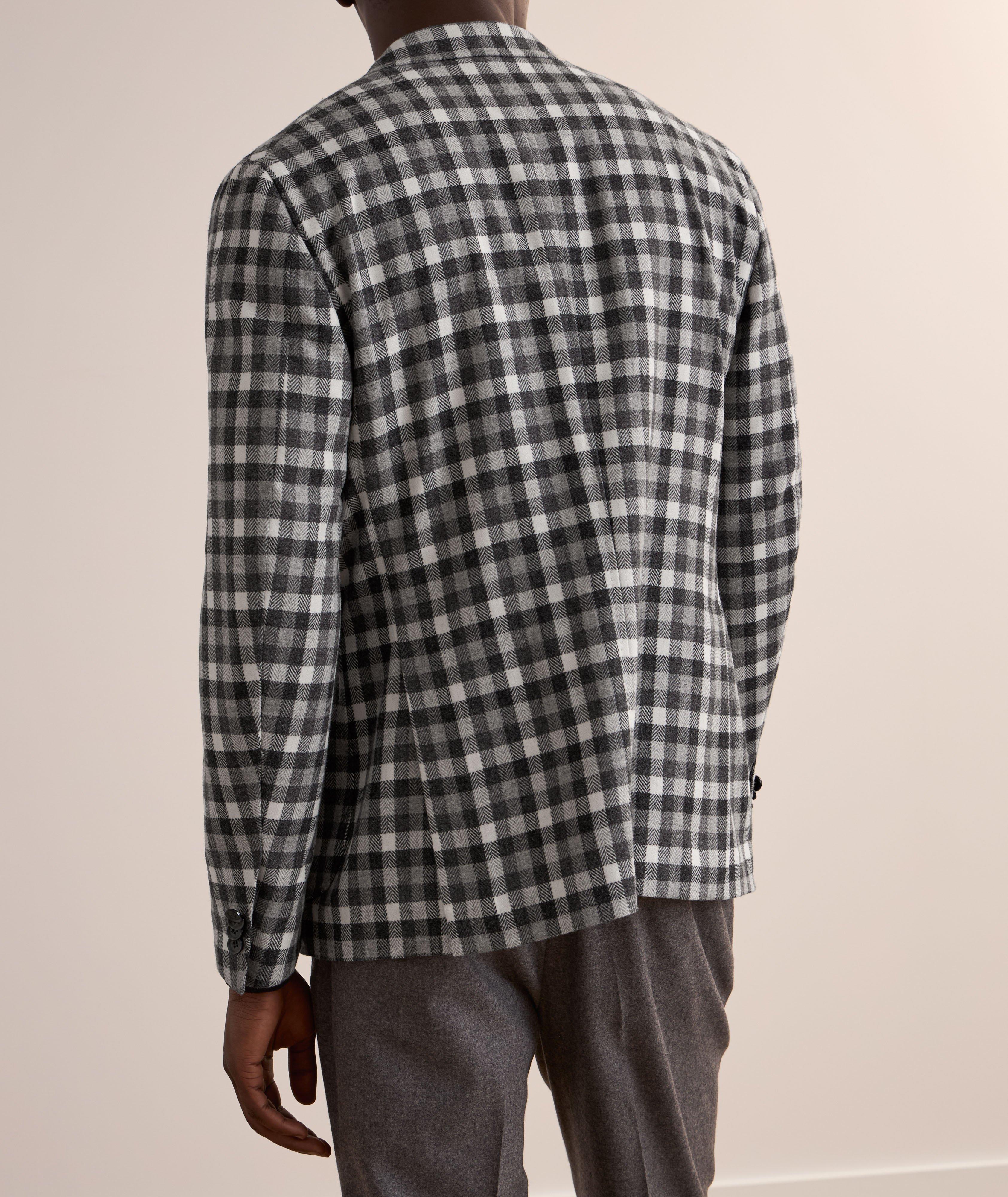 Check Wool-Cashmere Sport Jacekt  image 2