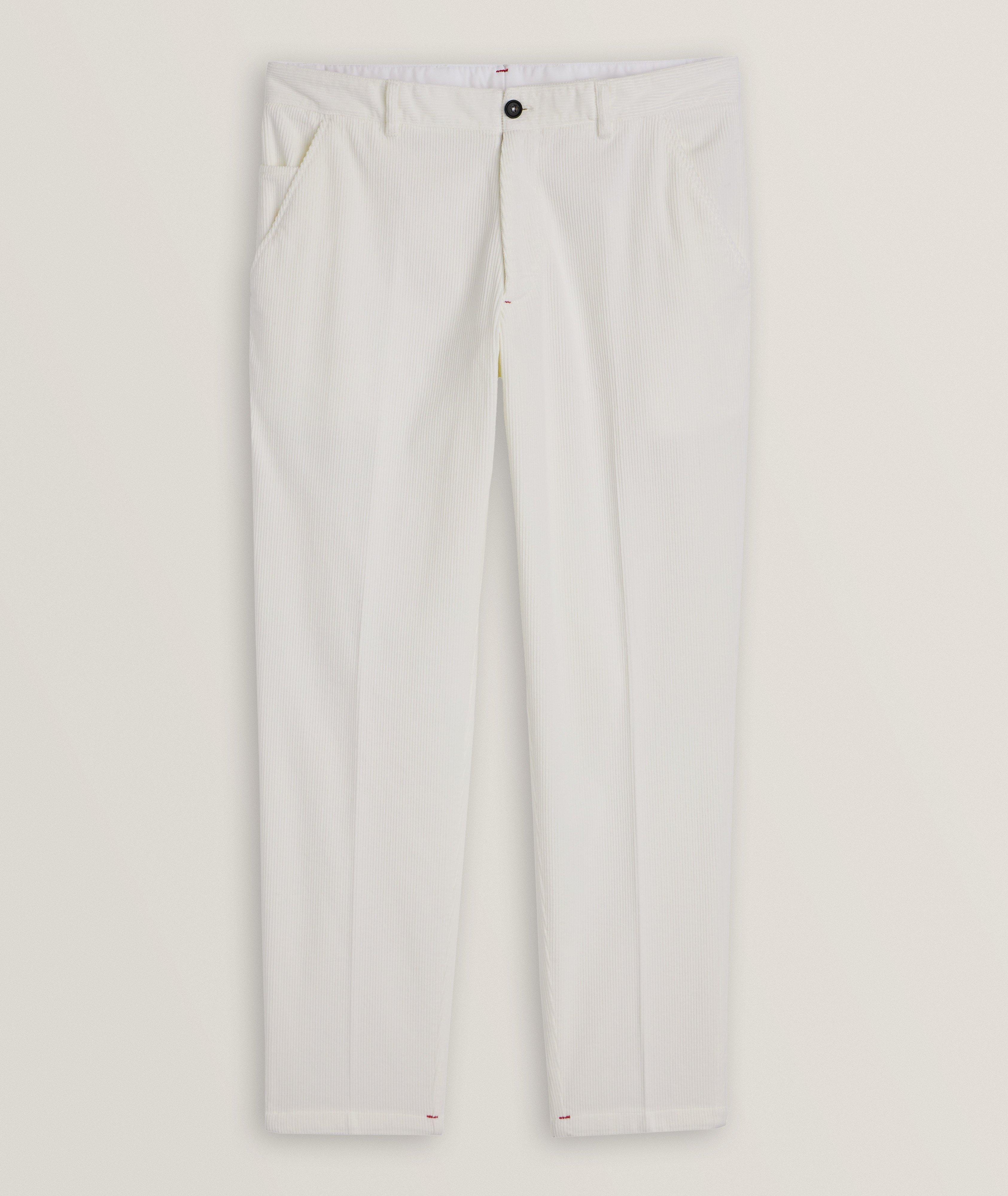 Corduroy Stretch-Cotton Pants image 0