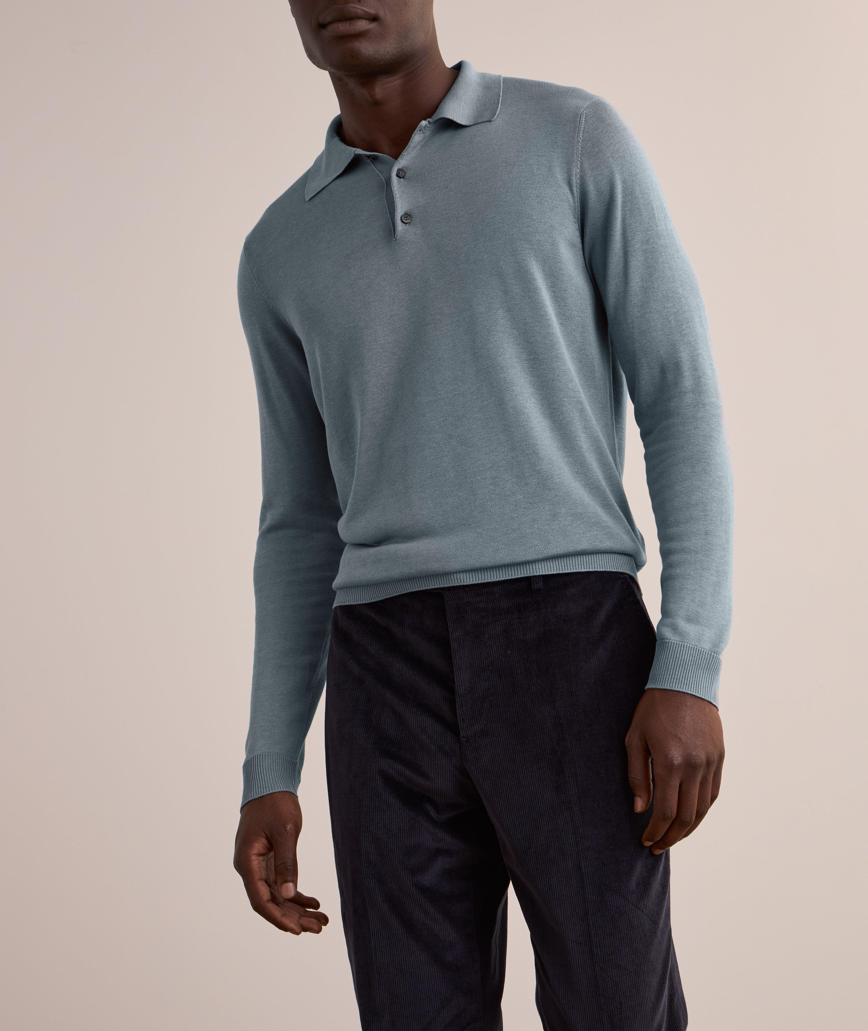 Pure Silk Jersey Polo  image 1