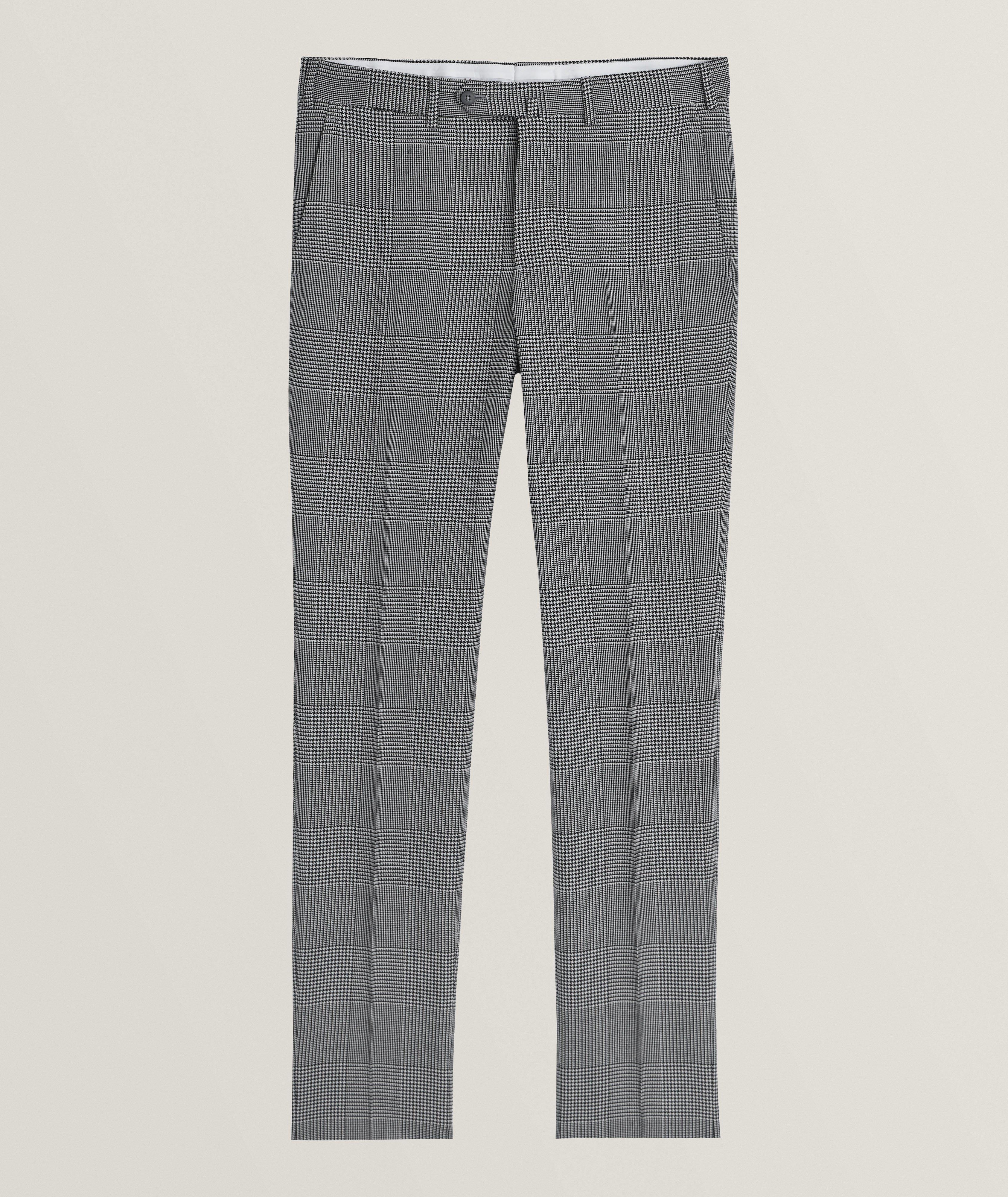 Pantalon en laine à carreaux prince-de-Galles image 0