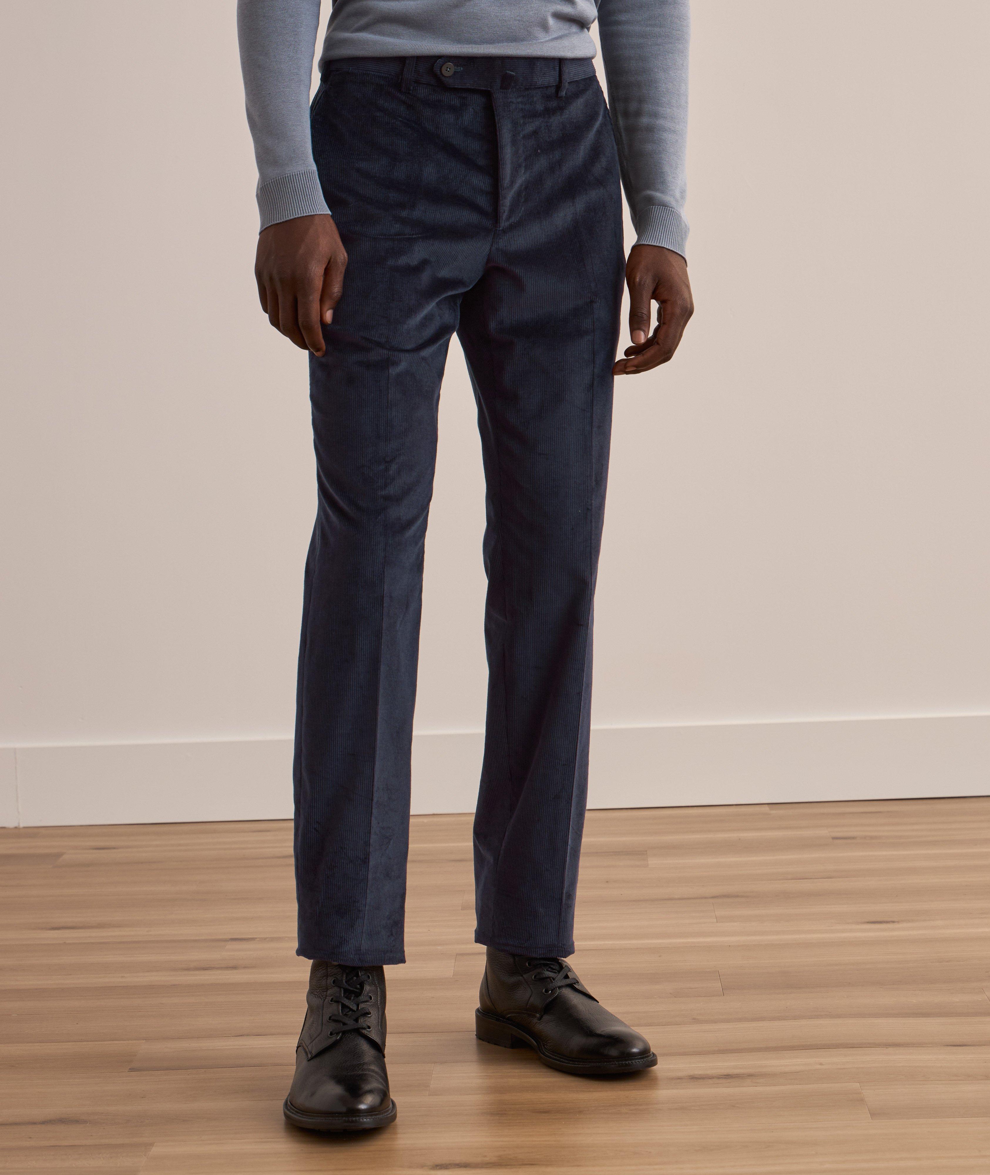 Corduroy Cotton-Wool-Stretch Pants image 1