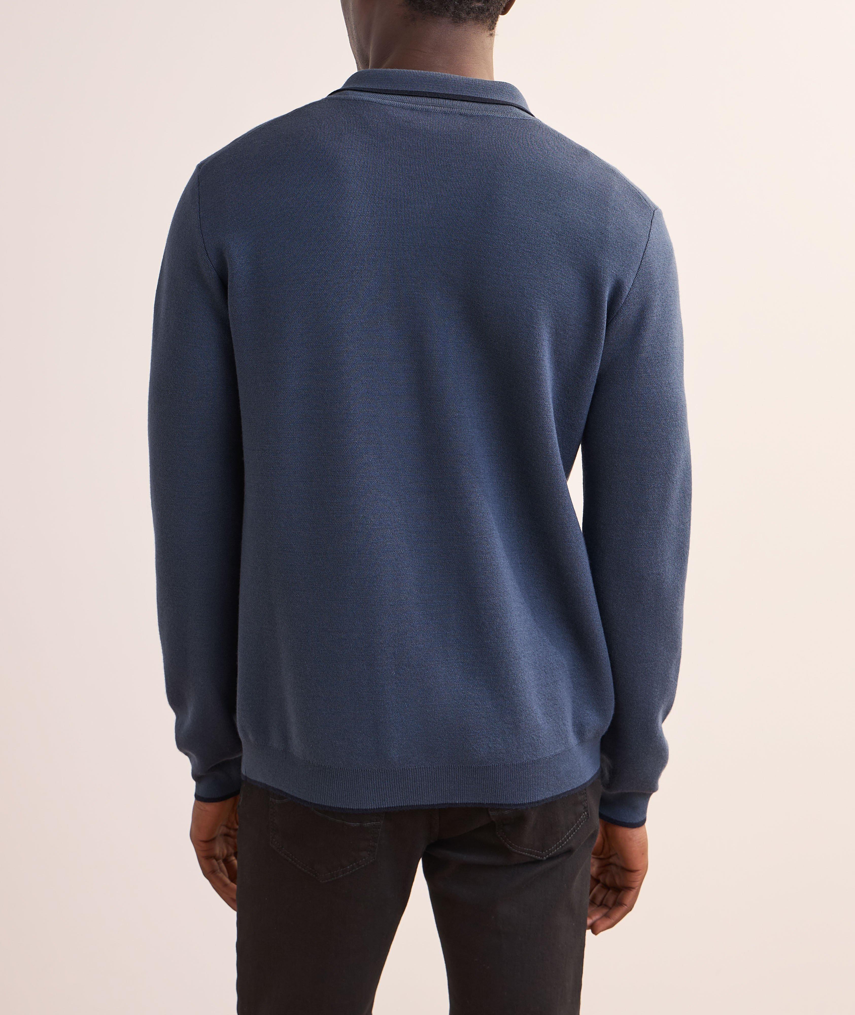 Veste-chemise en lainage à glissière image 2