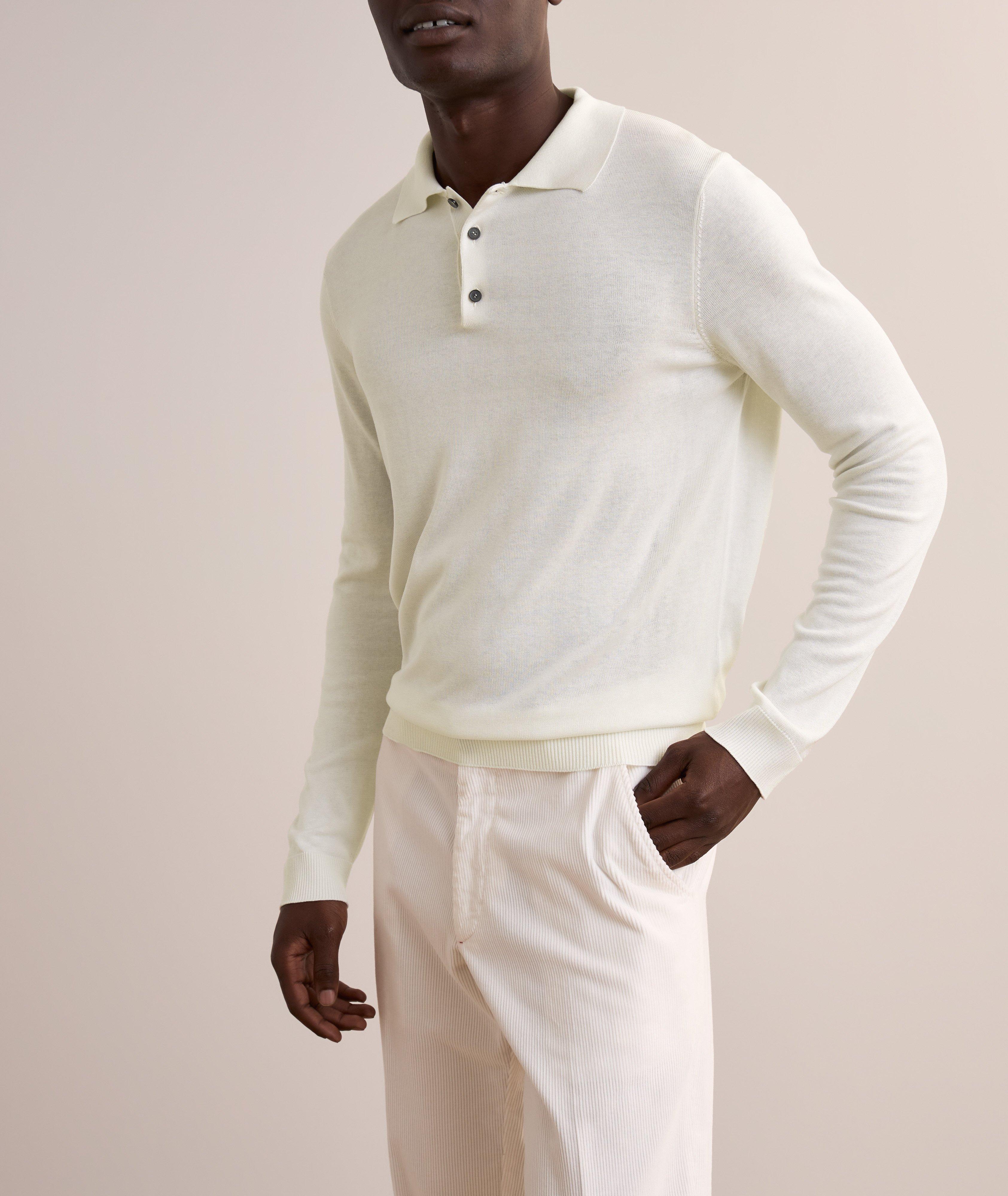 Pure Silk Jersey Polo  image 1