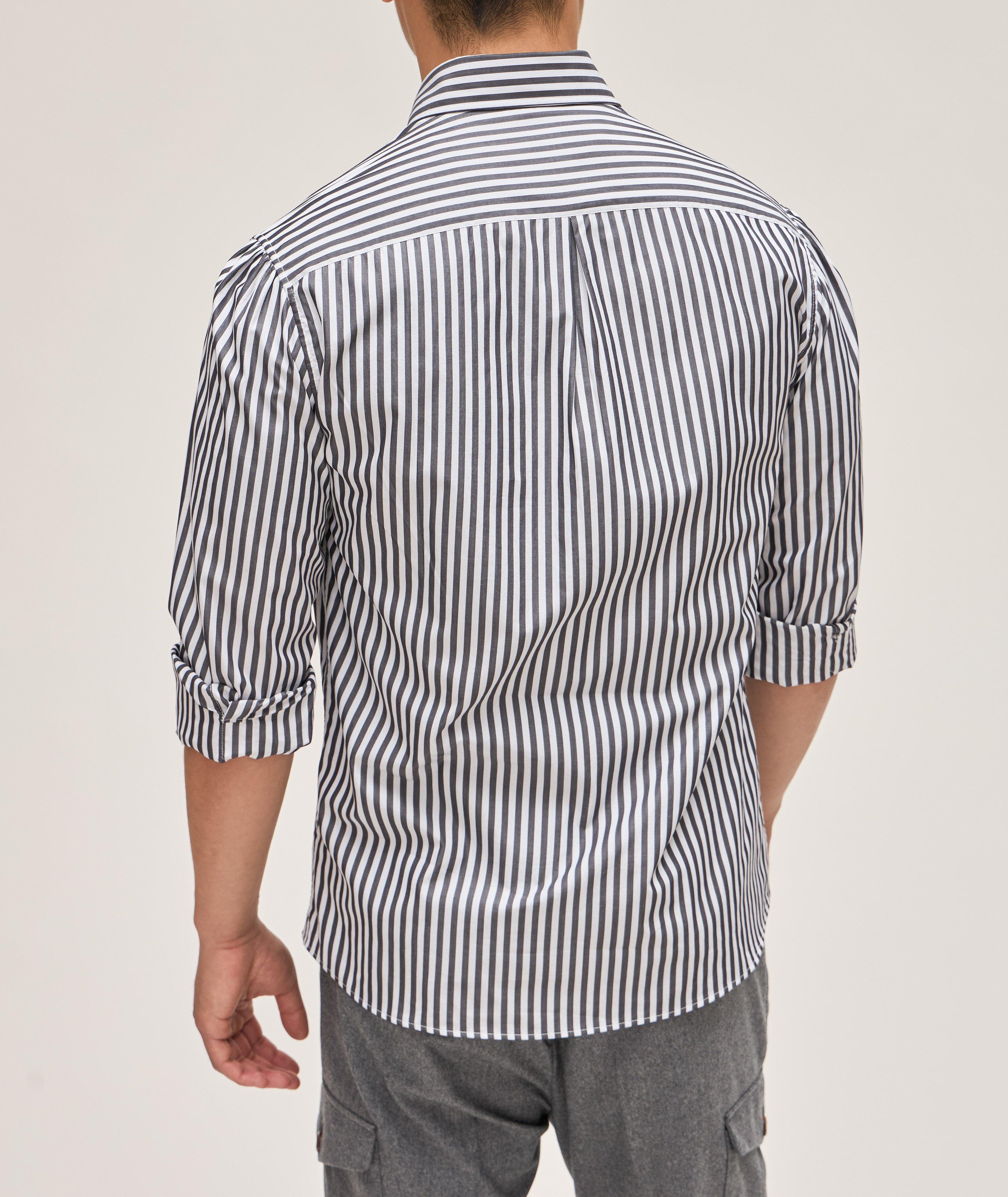 Basic Fit Bengal Stripe Oxford Cotton Shirt  image 2