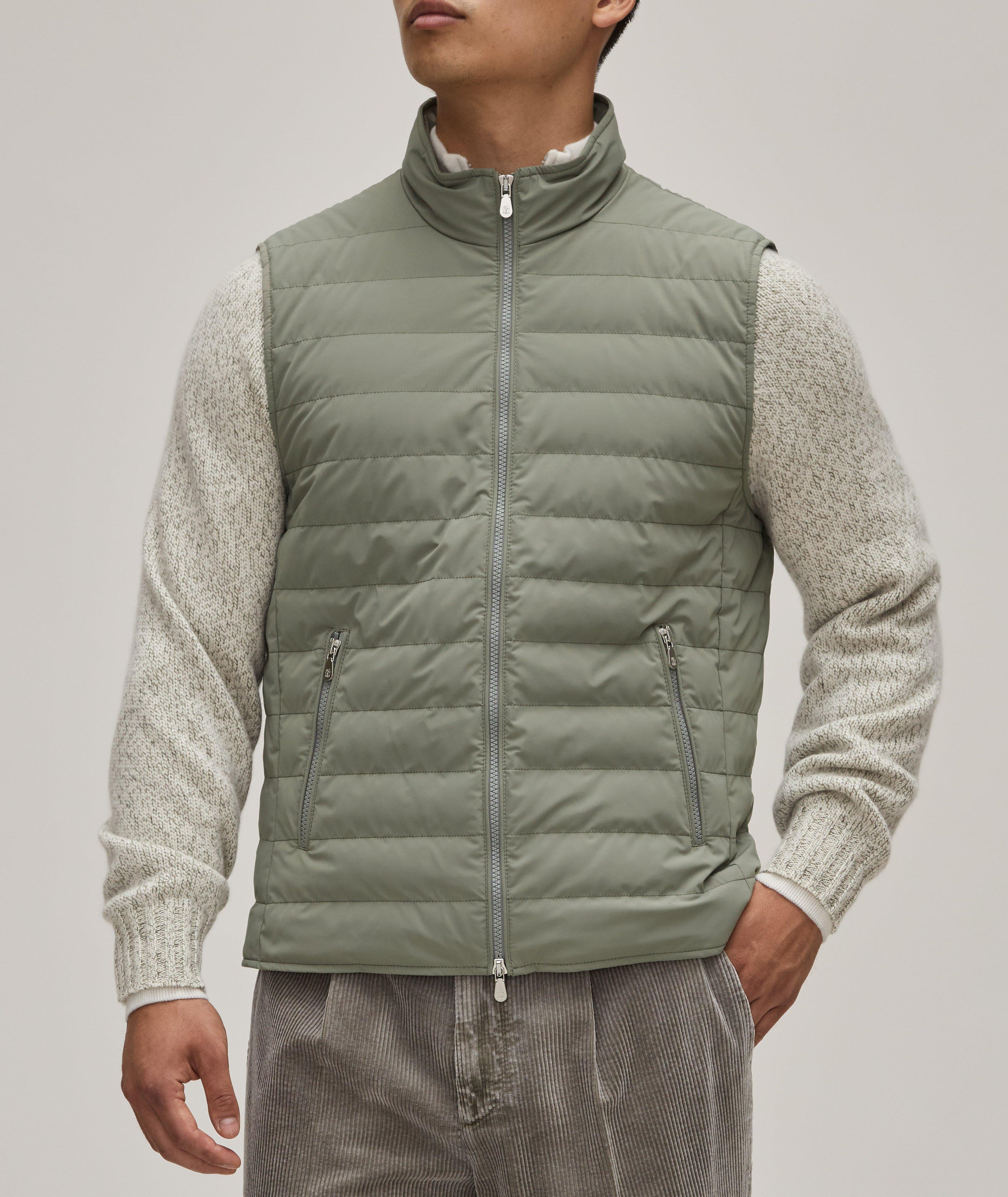 Stretch-Polyamide Quilted Vest