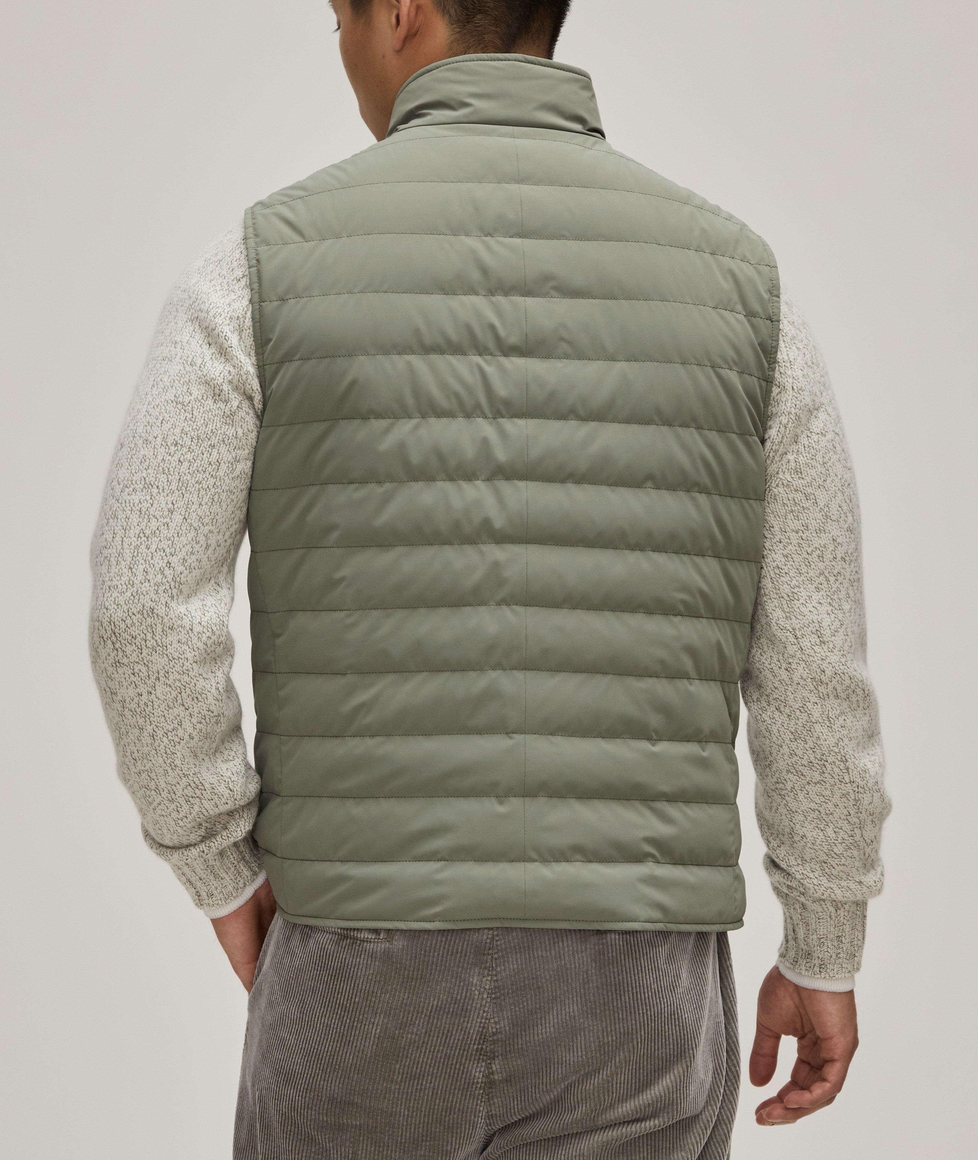 Stretch-Polyamide Quilted Vest