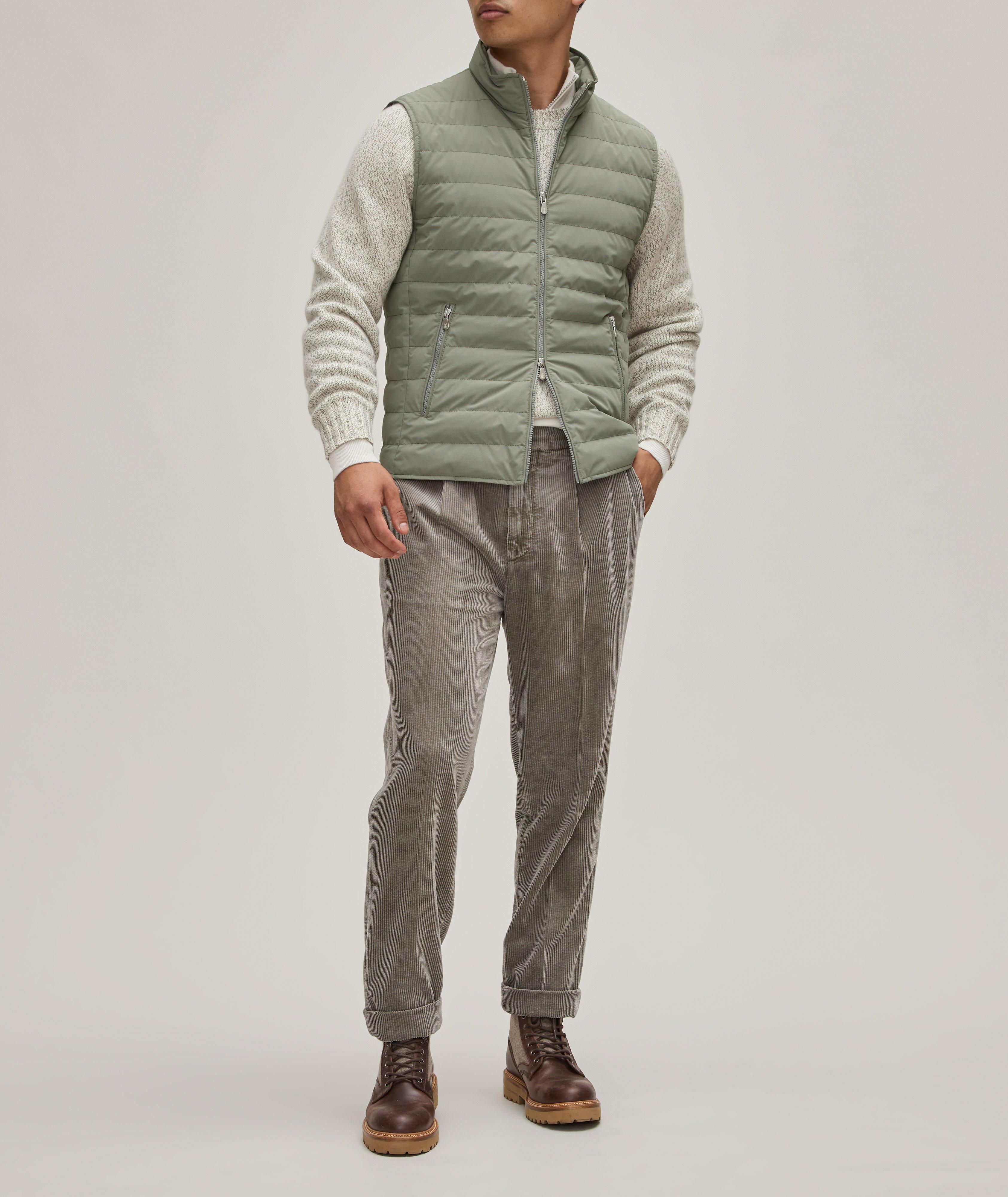 Stretch-Polyamide Quilted Vest