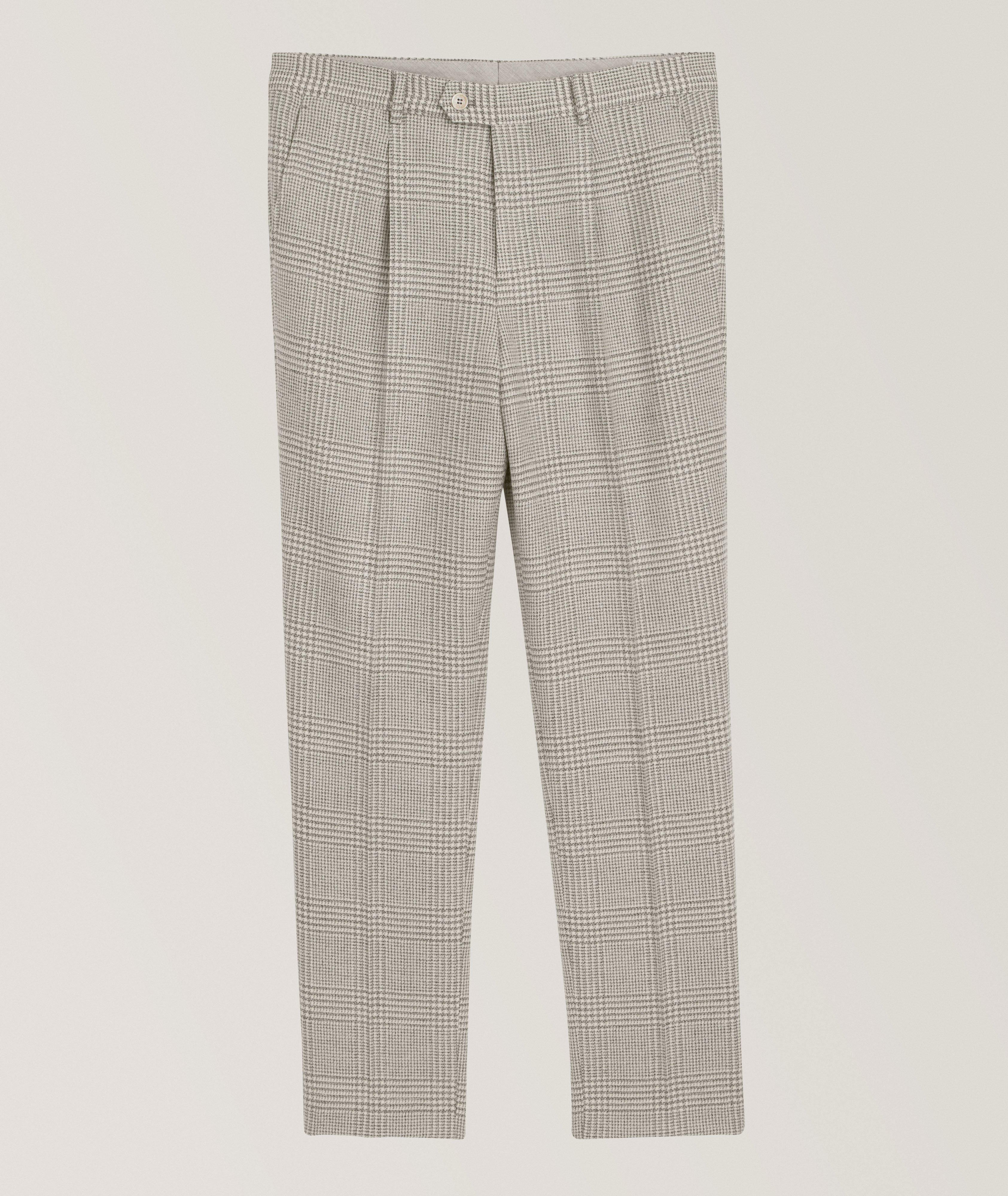 Prince of Wales Wool-Cashmere Pants  image 0