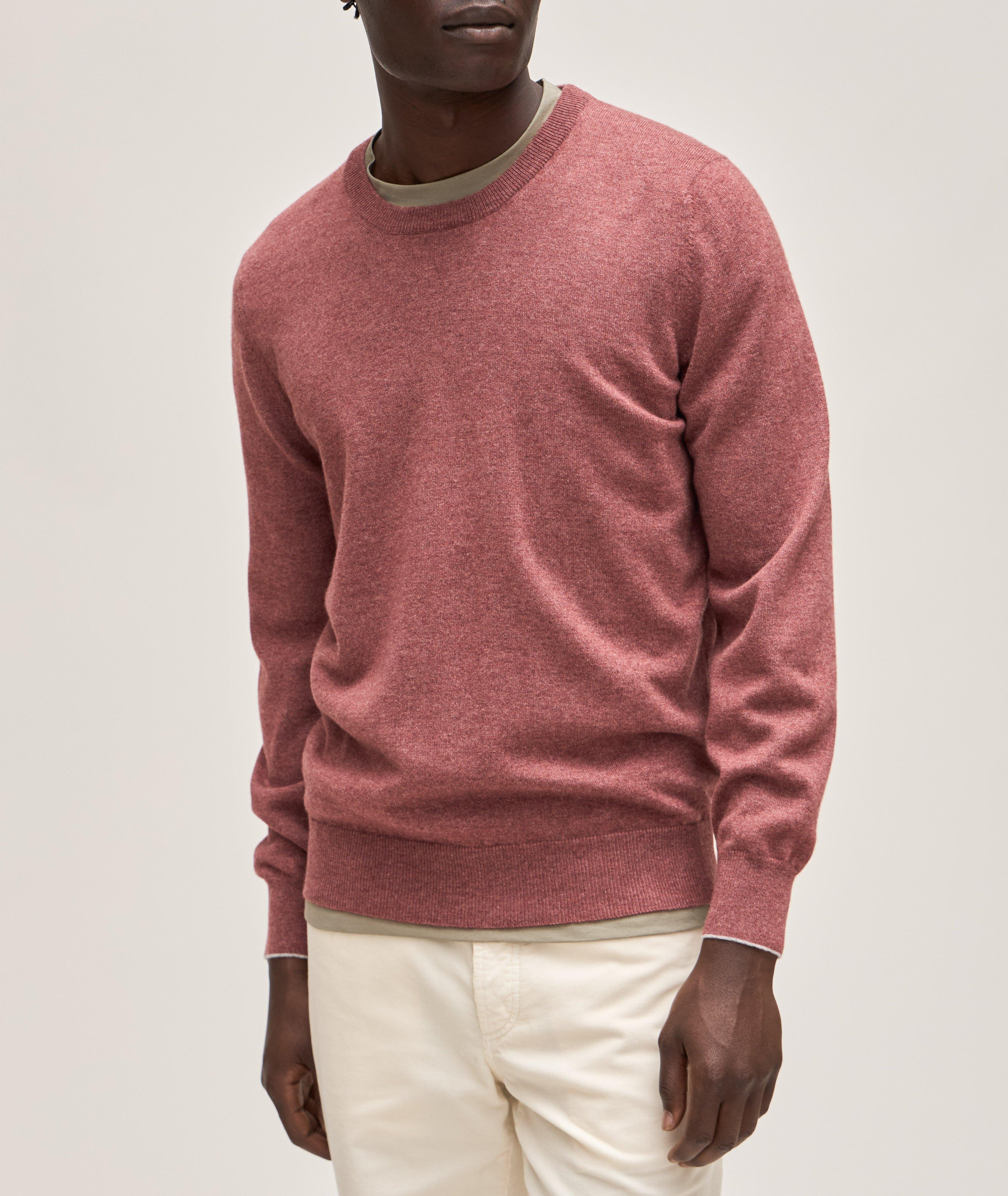 Mini Herringbone Cashmere Sweater  image 1