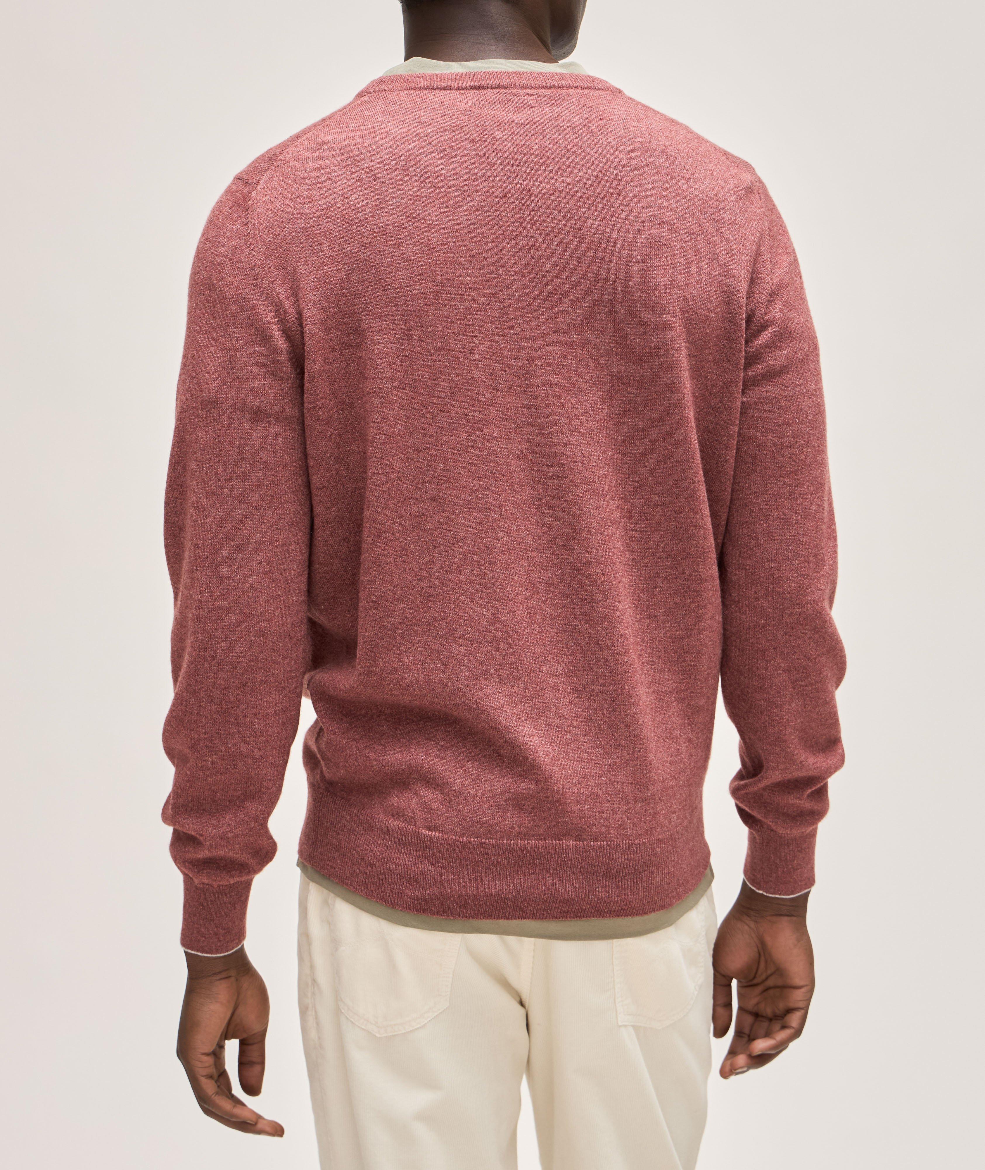 Mini Herringbone Cashmere Sweater  image 2