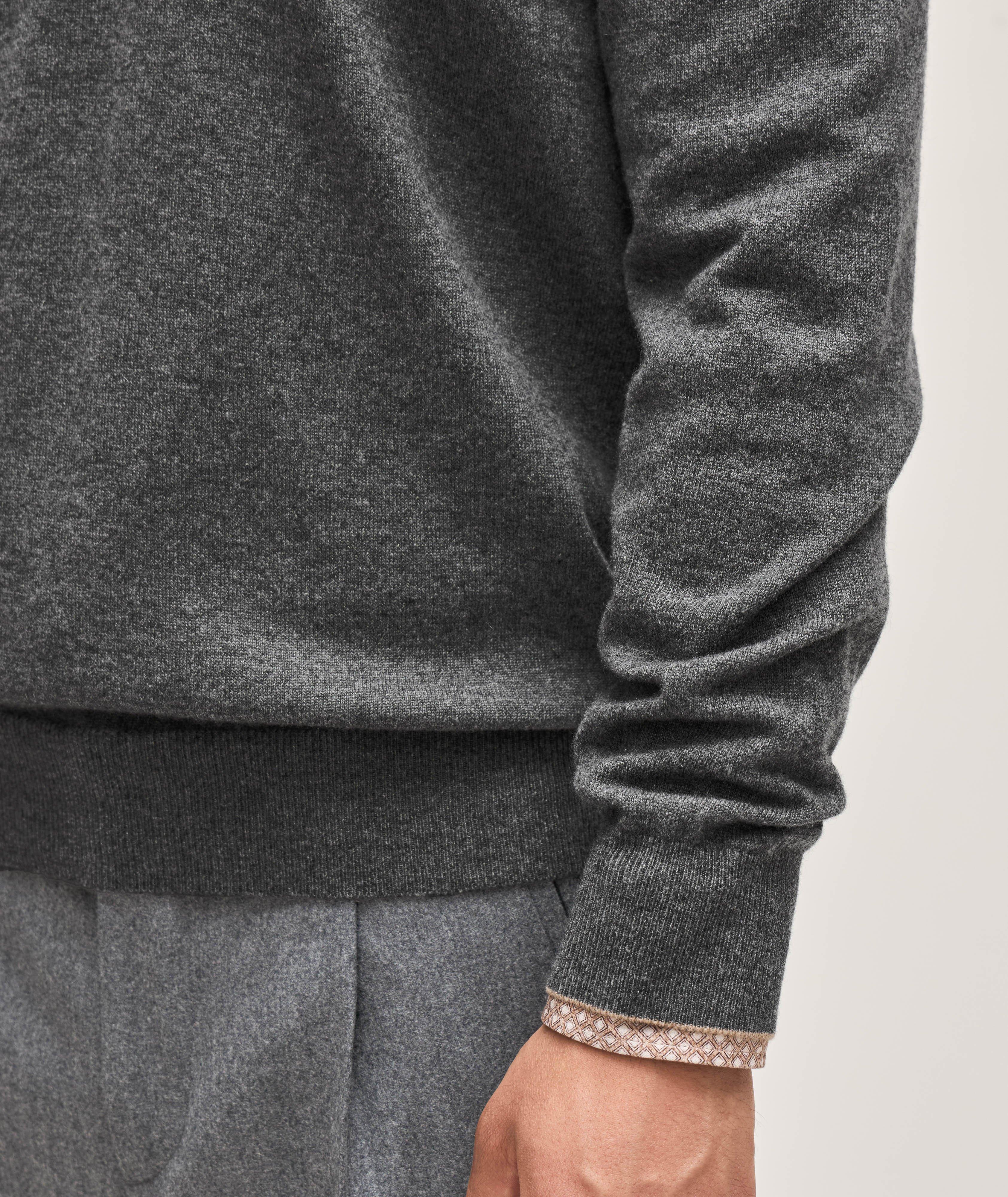 Quarter-Zip Cashmere Sweater image 4