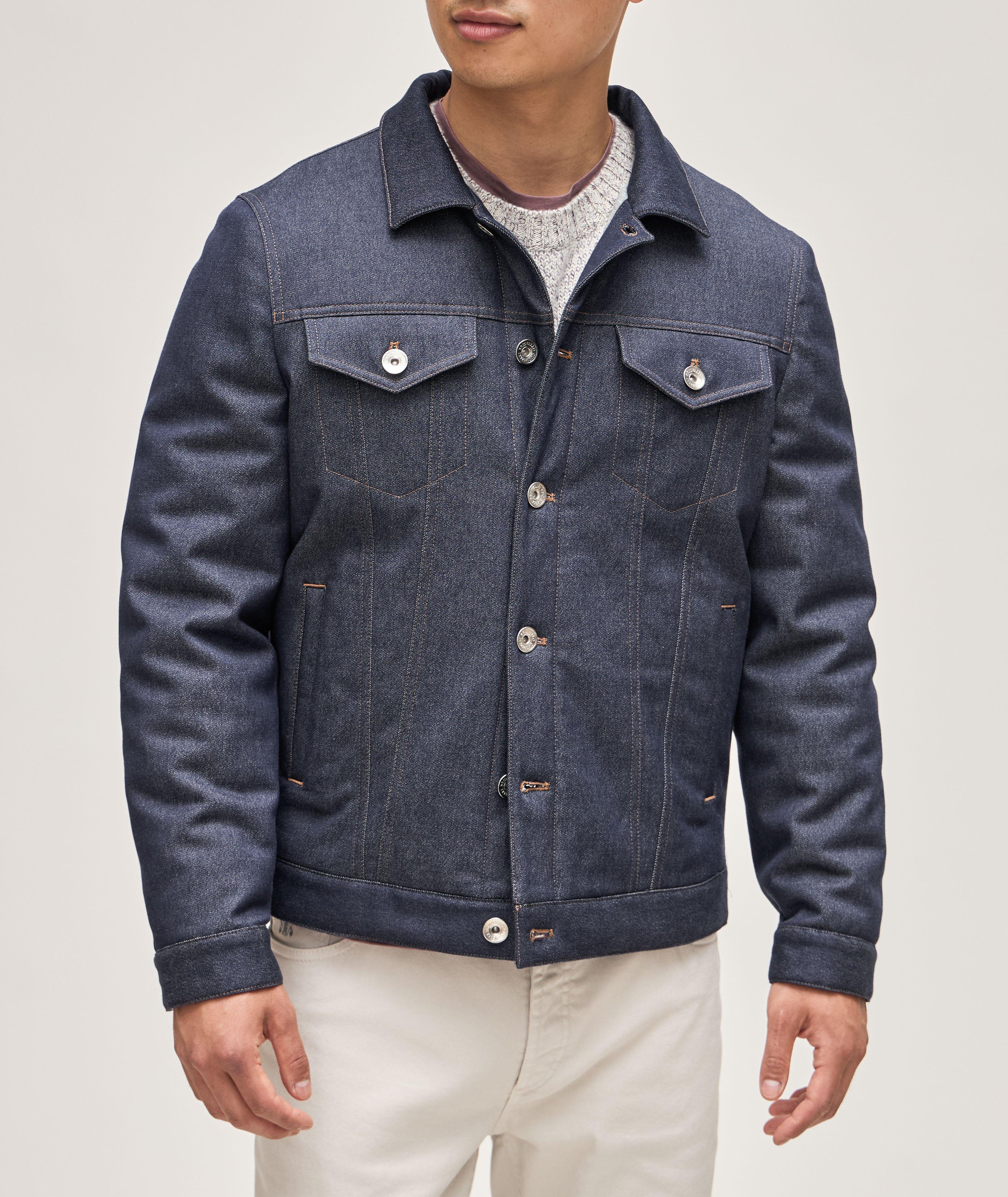 Denim Padded Trucker Jacket  image 1