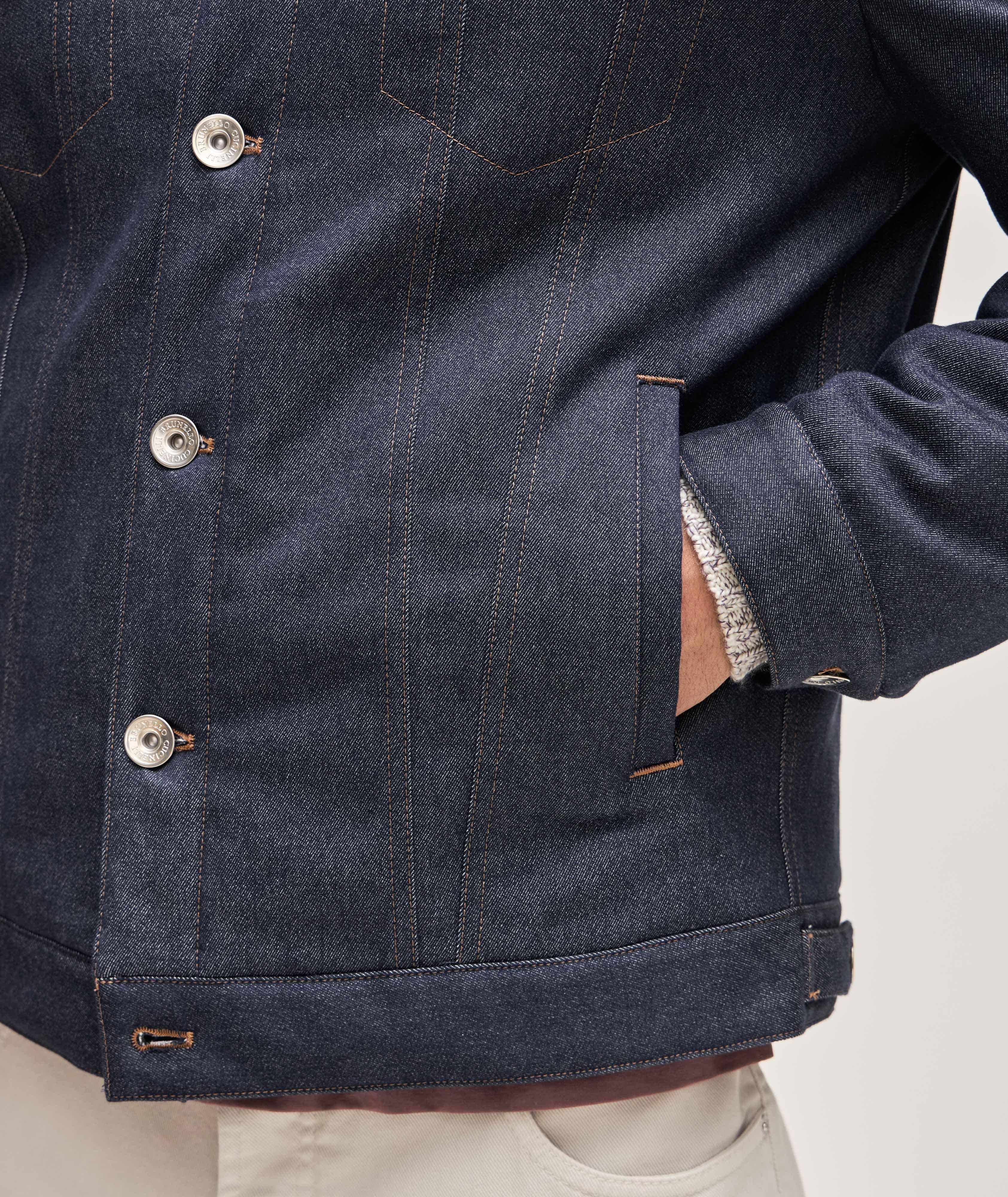 Denim Padded Trucker Jacket  image 2