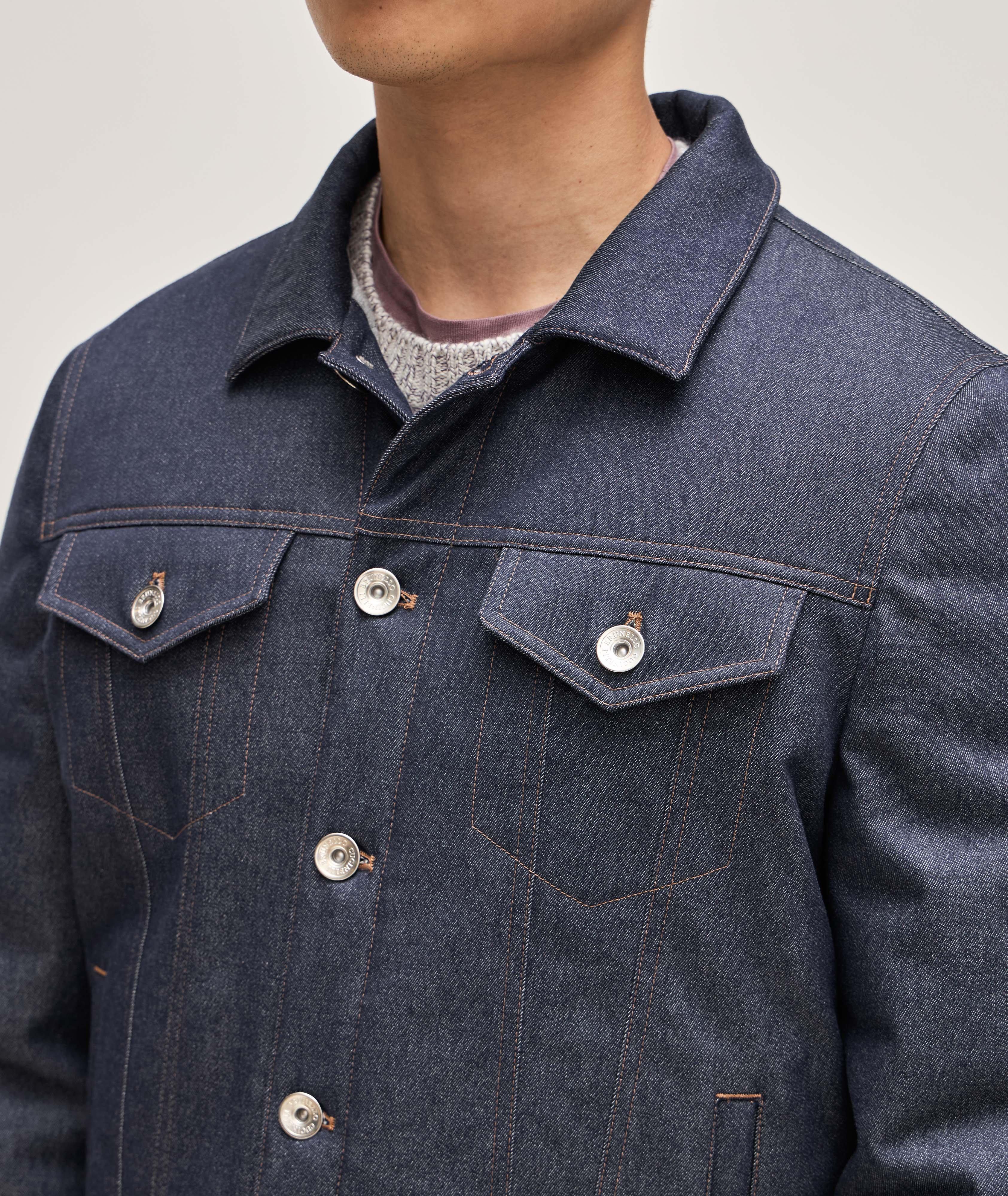 Denim Padded Trucker Jacket  image 5