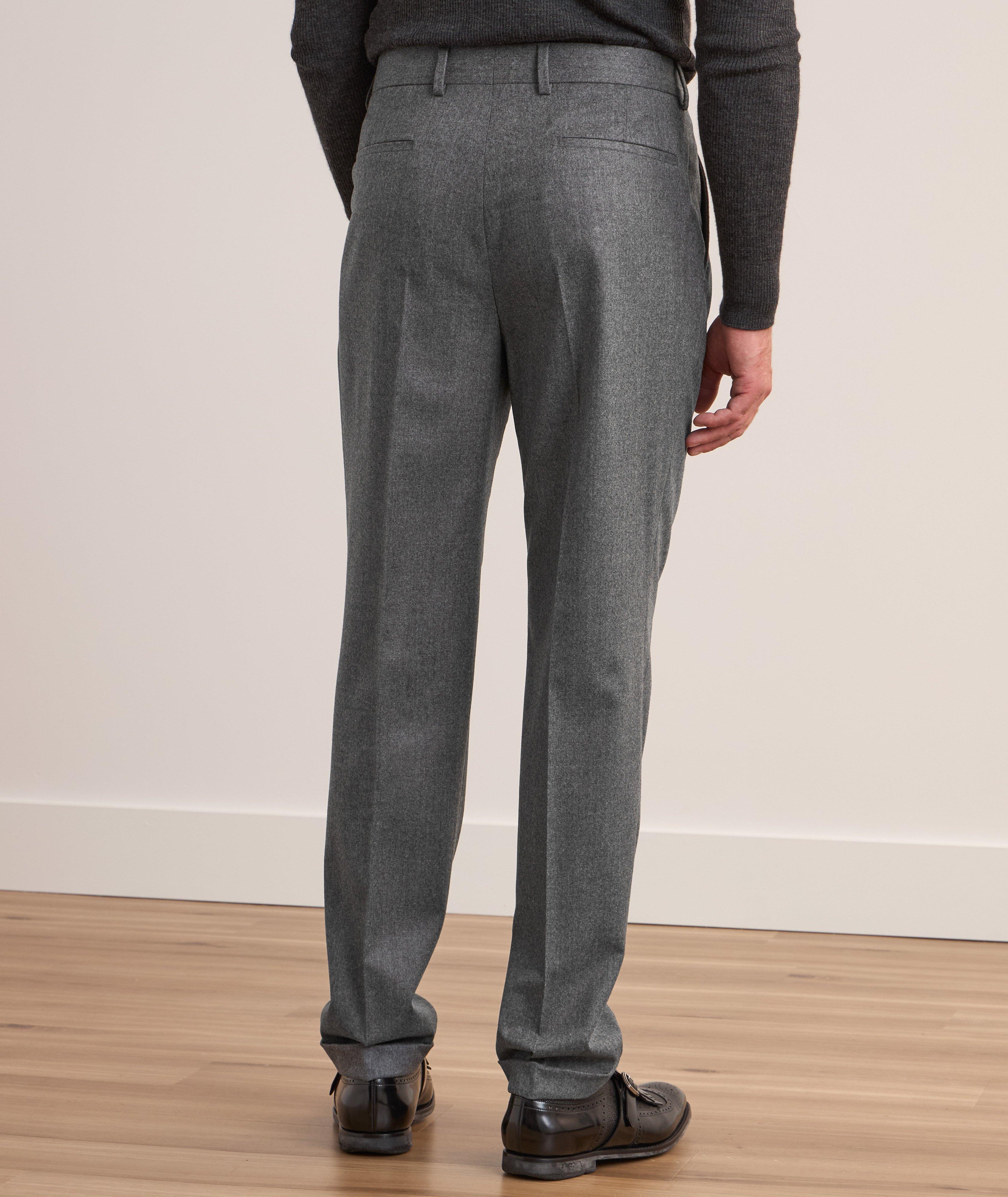 Pantalon en flanelle de laine vierge image 3