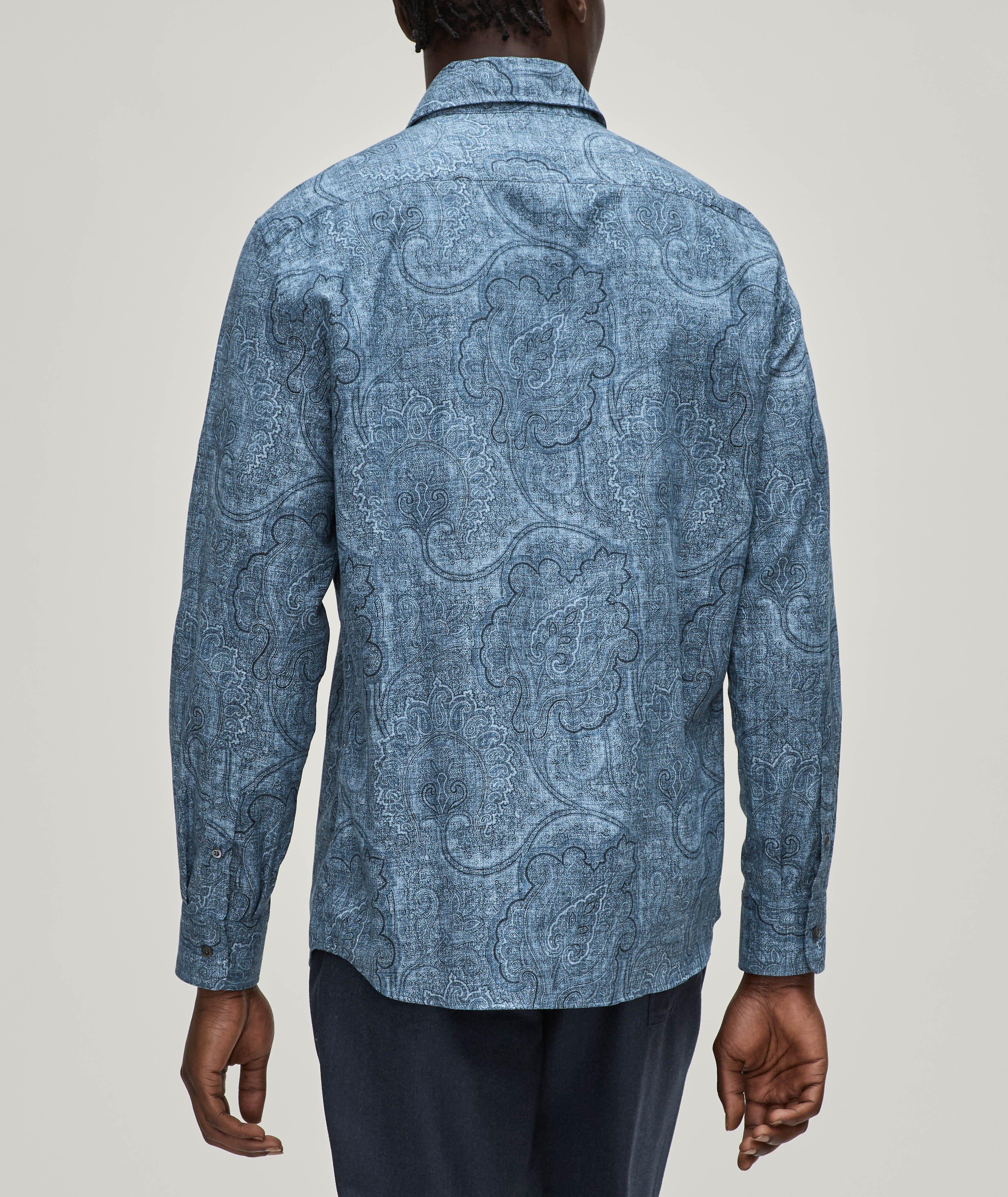 Easy Fit Paisley Cotton Shirt  image 2
