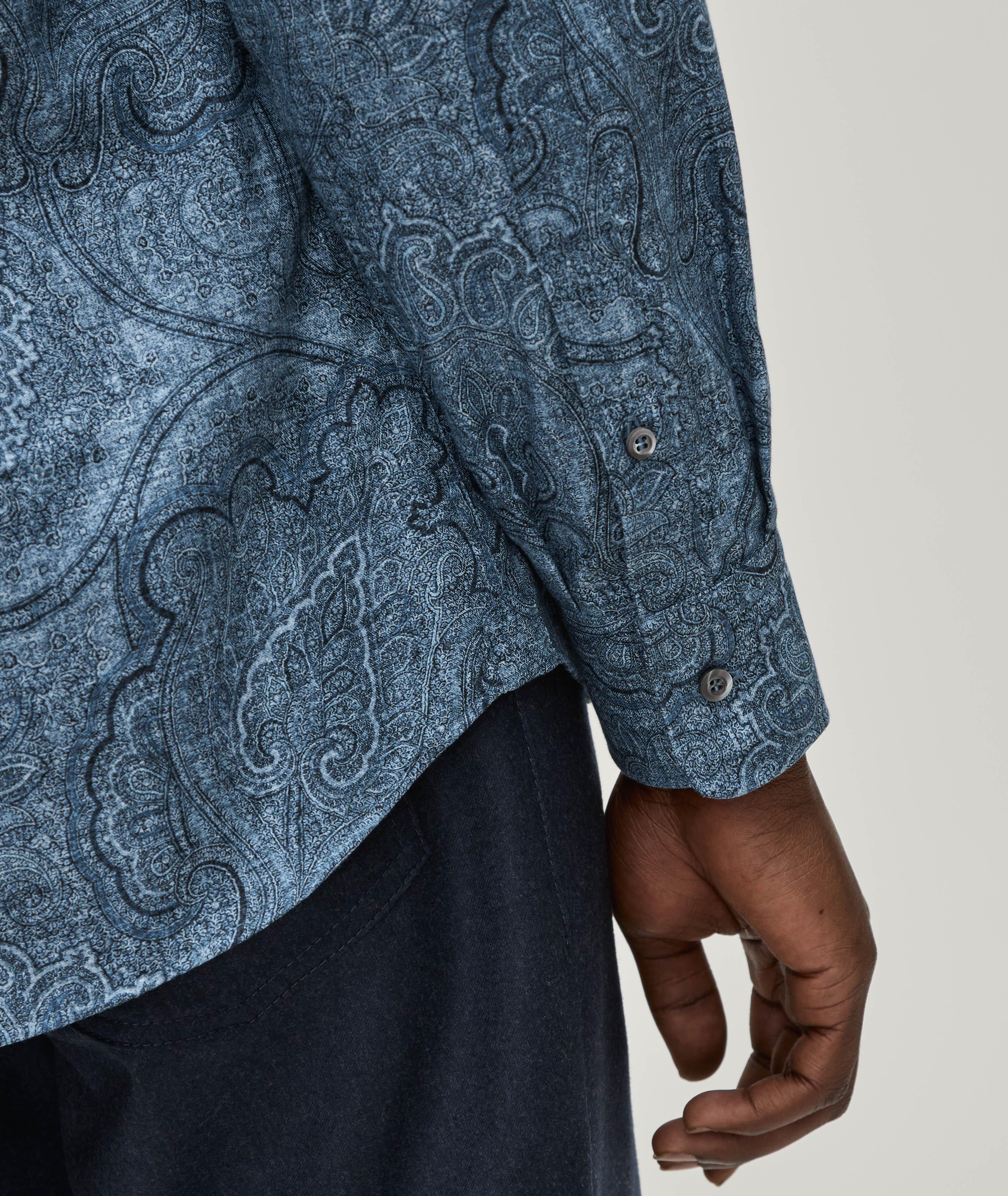 Easy Fit Paisley Cotton Shirt  image 4