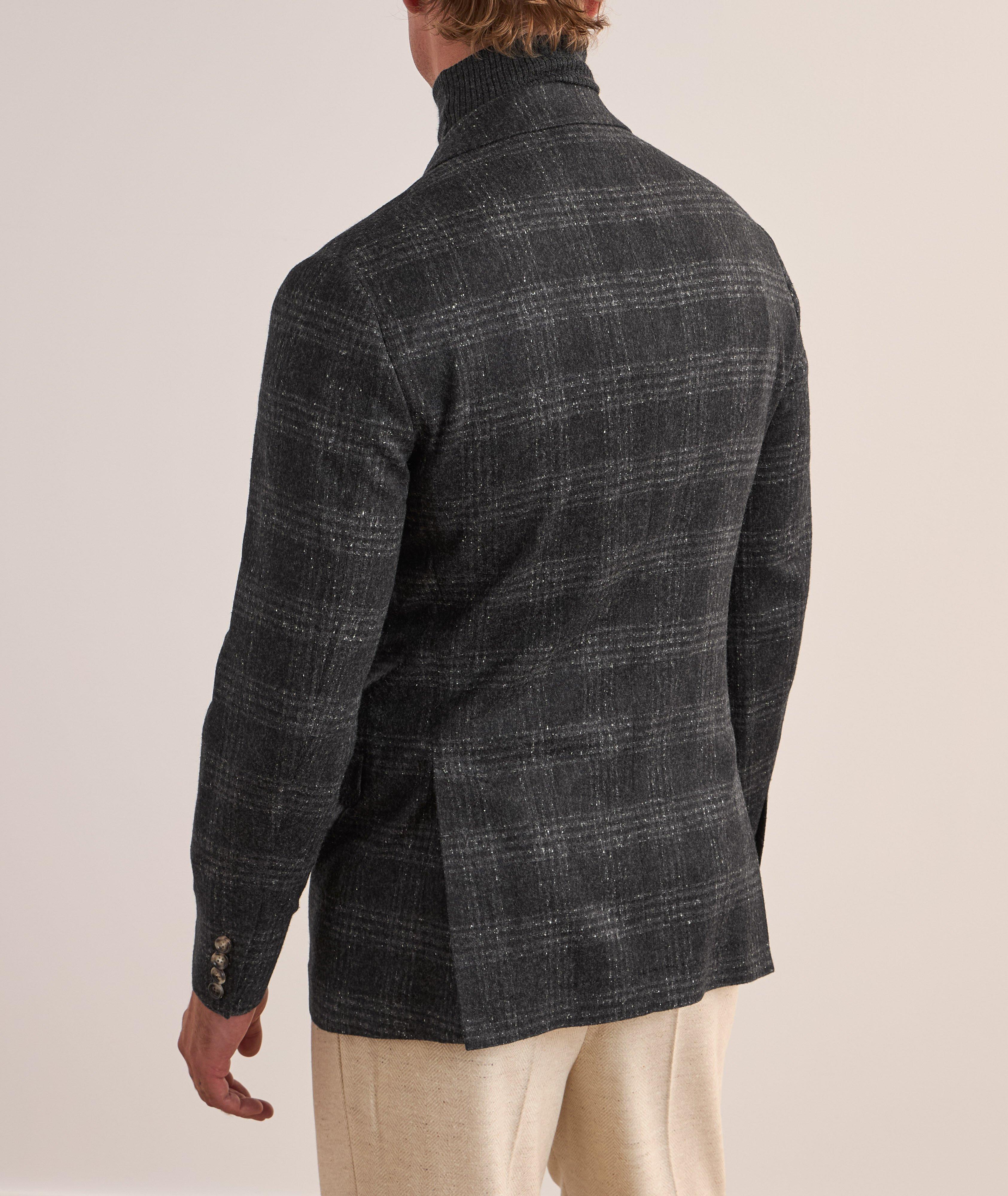 Plaid Silk-Blend Sport Jacket image 2