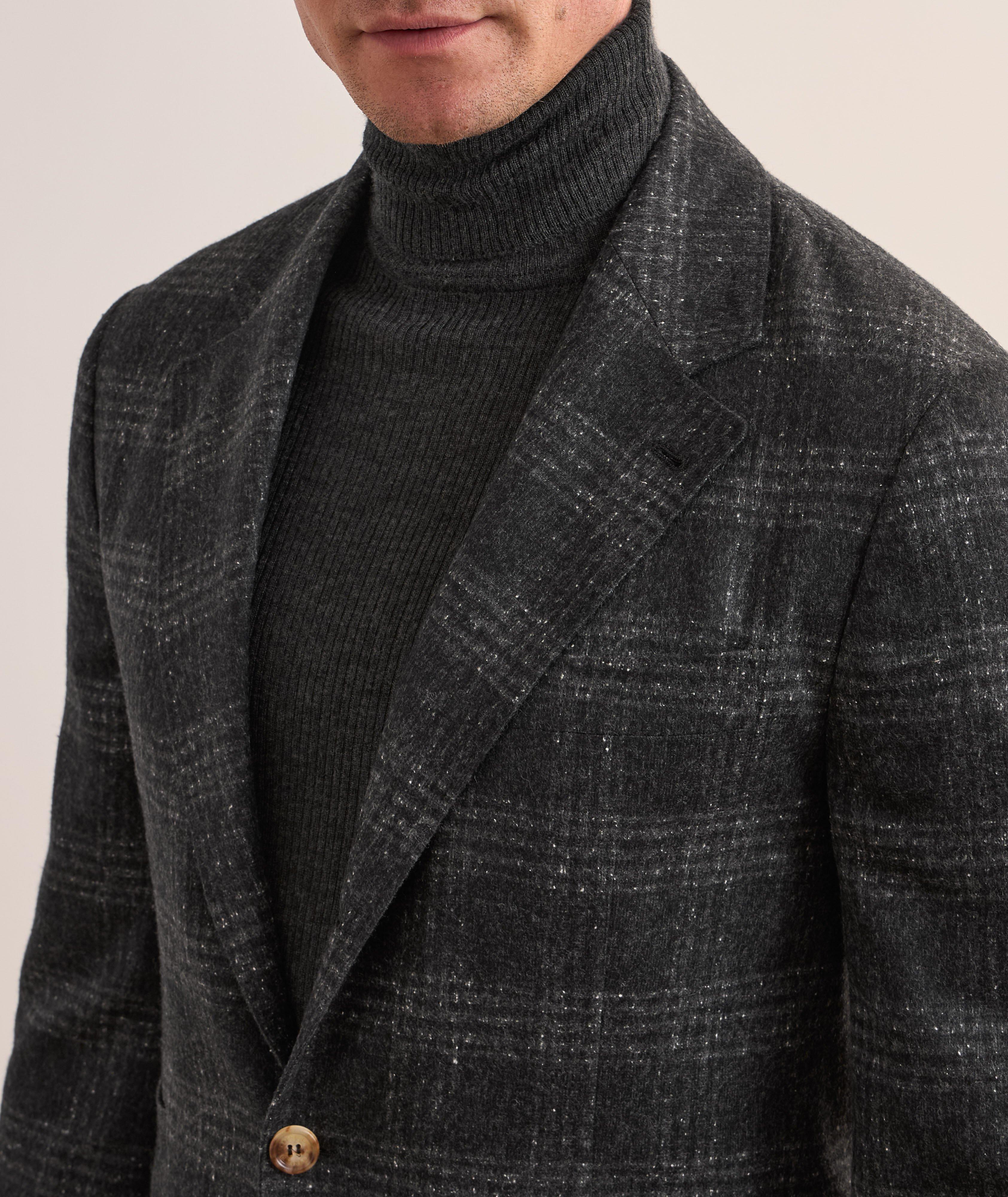 Plaid Silk-Blend Sport Jacket image 3