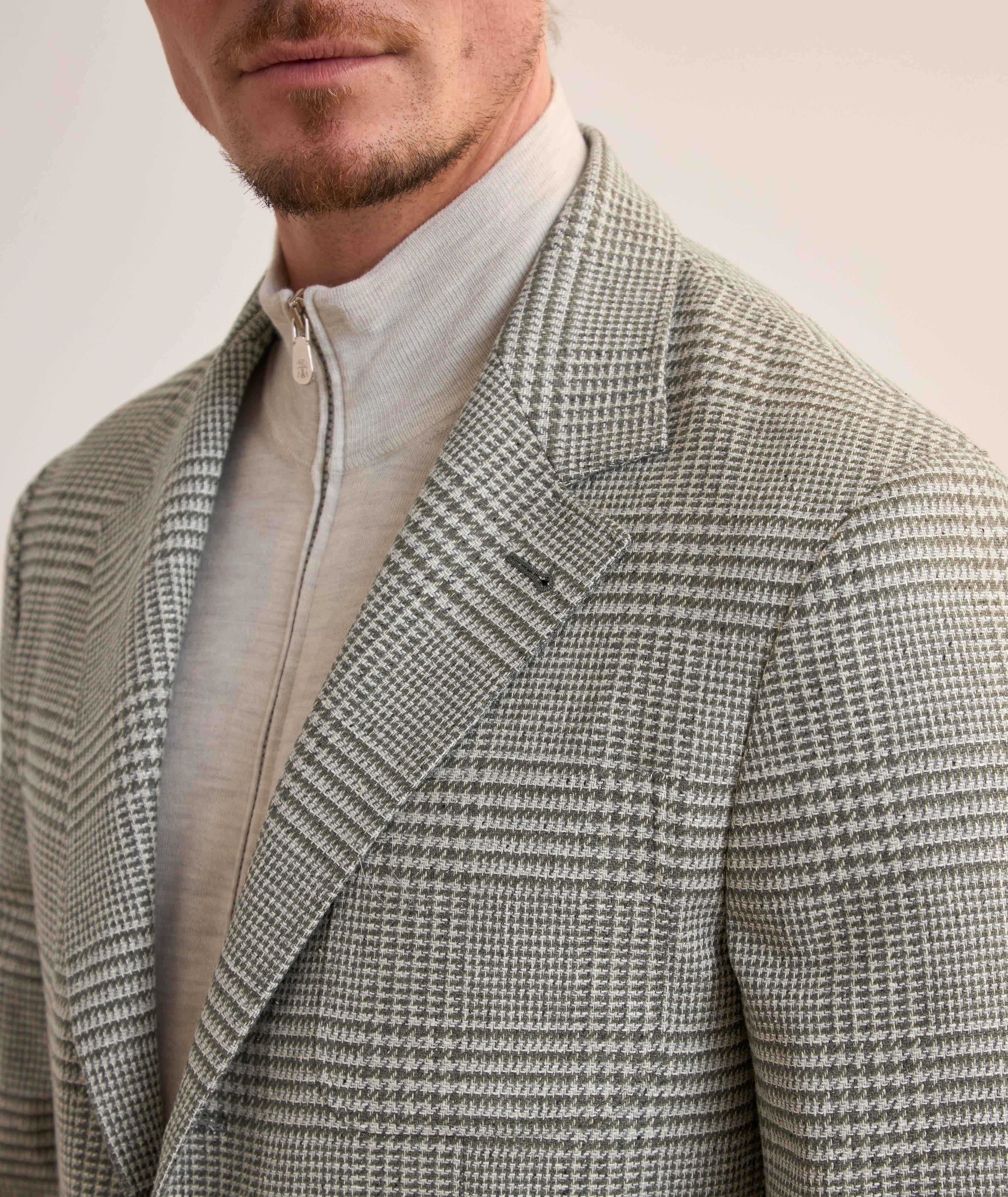 Prince Of Wales Wool-Blend Sport Jacket image 3