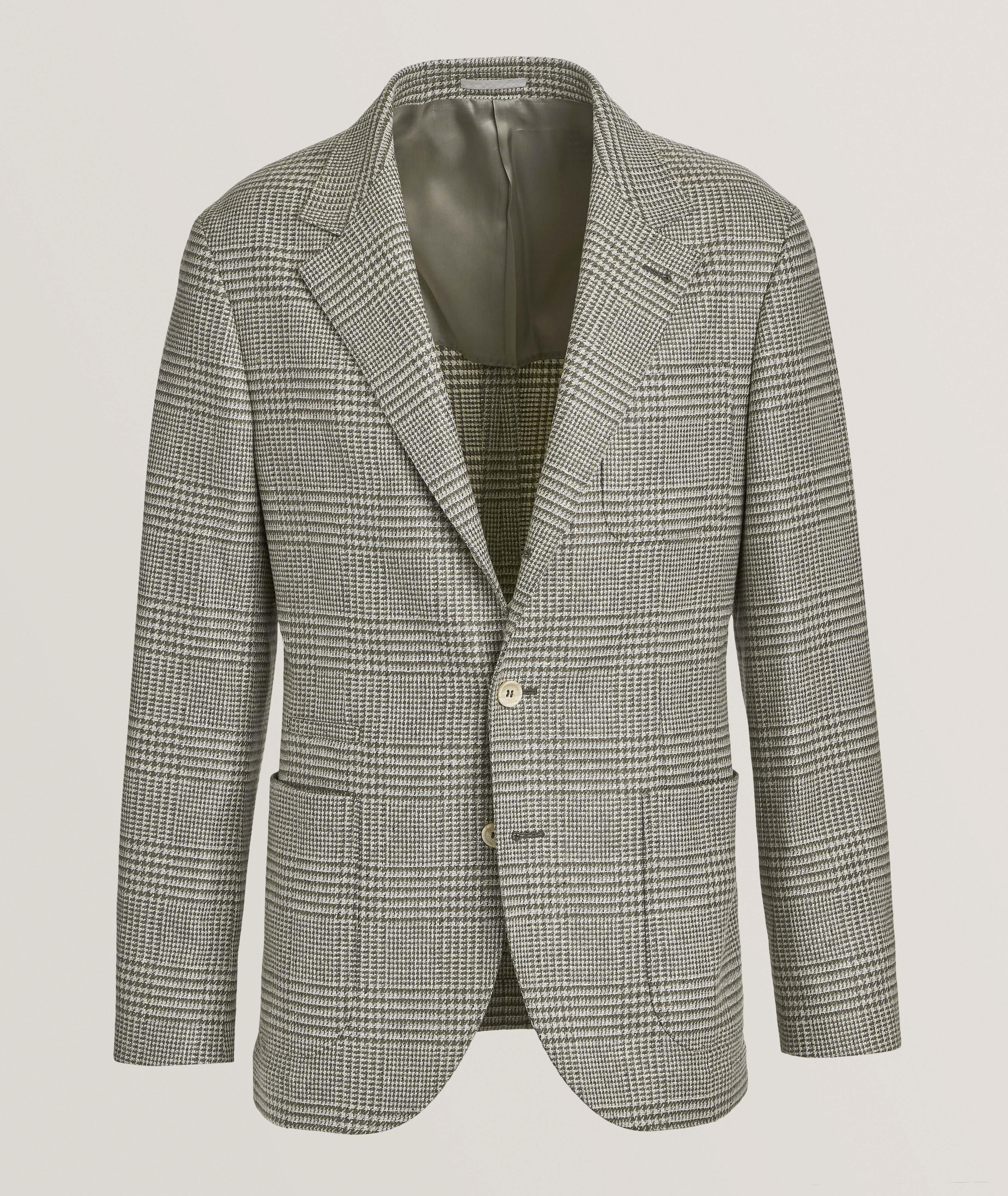 Prince Of Wales Wool-Blend Sport Jacket image 0