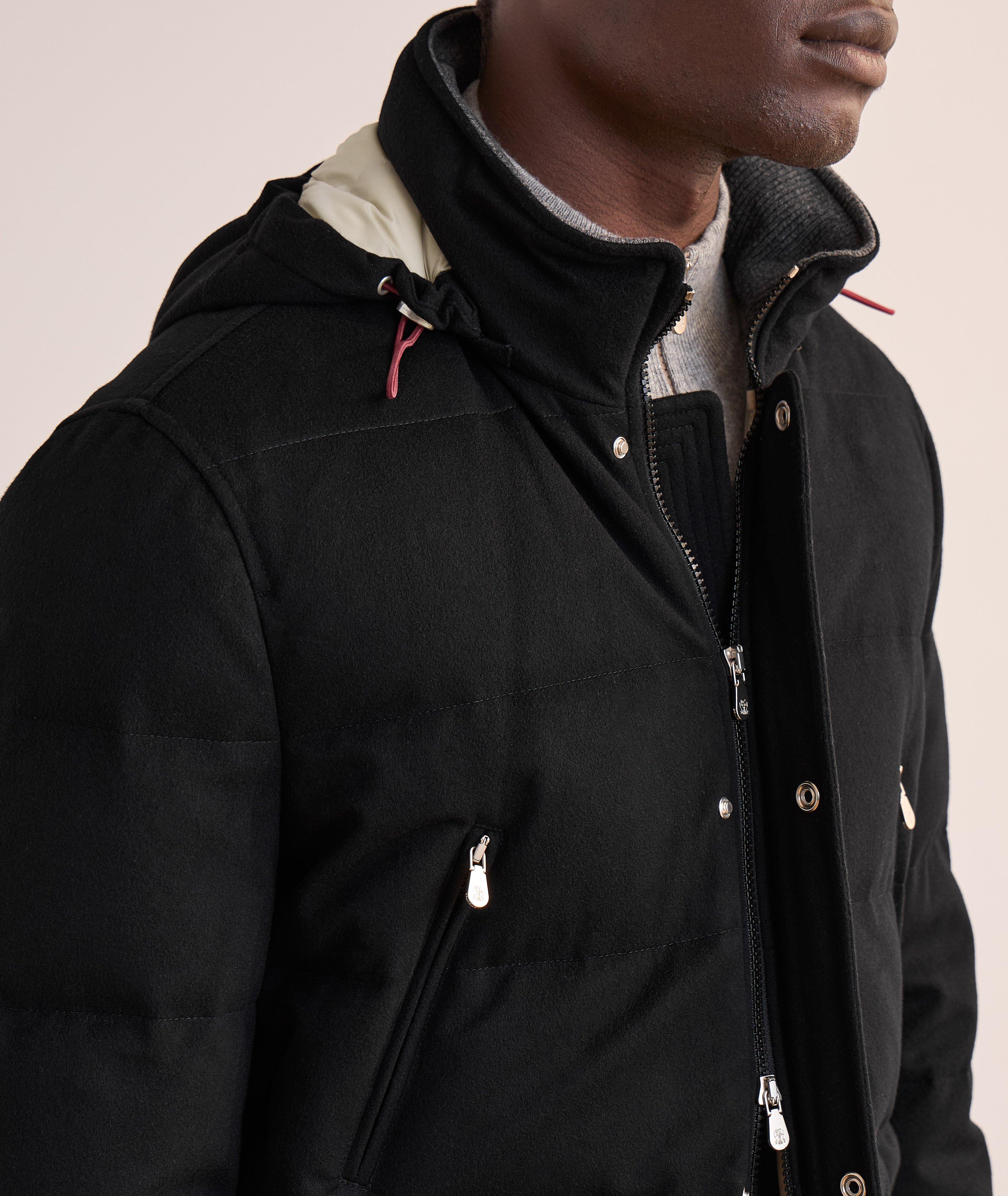 Beaver Padded Wool Jacket image 3