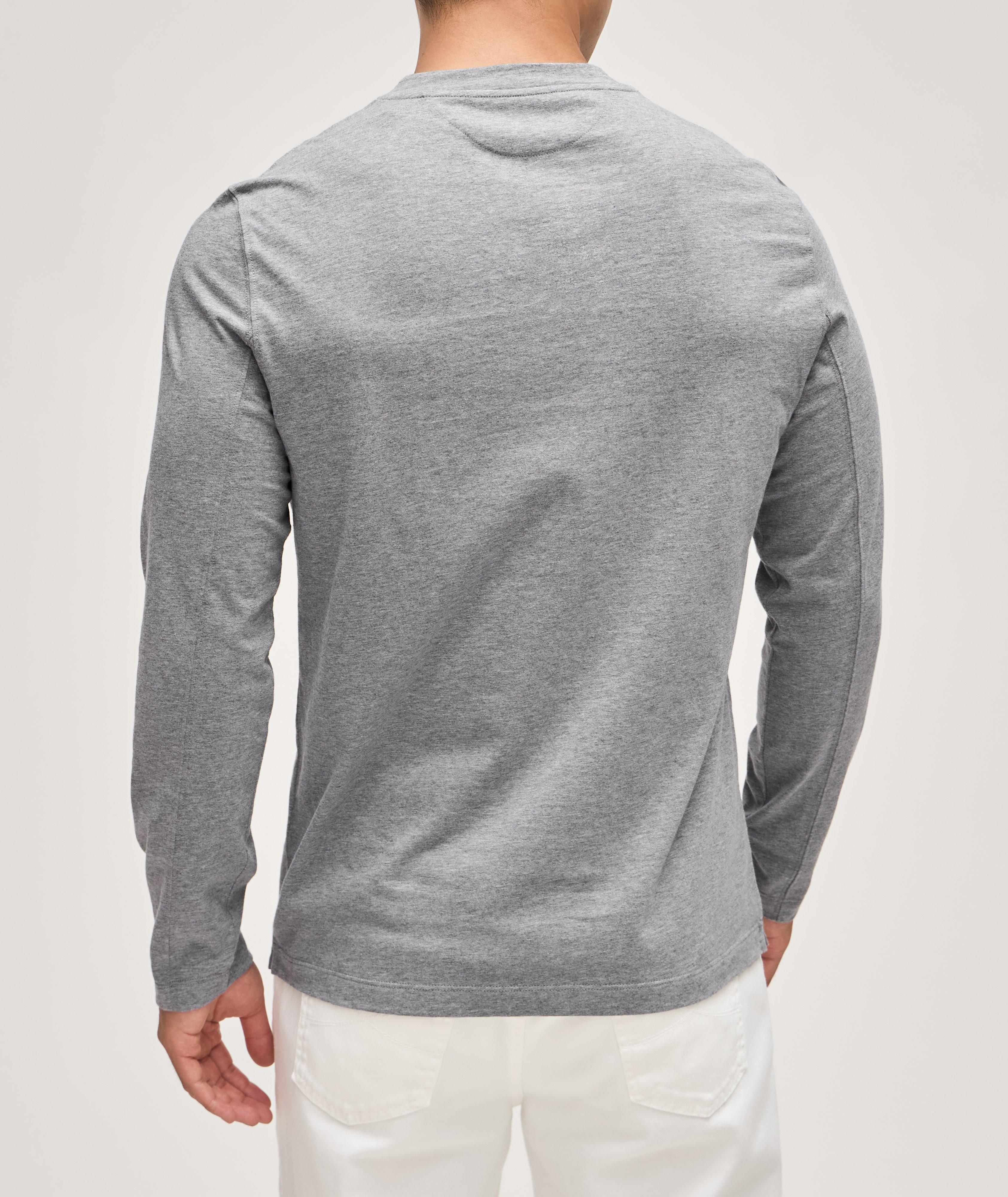 Essential Long-Sleeve Jersey Cotton T-Shirt  image 2