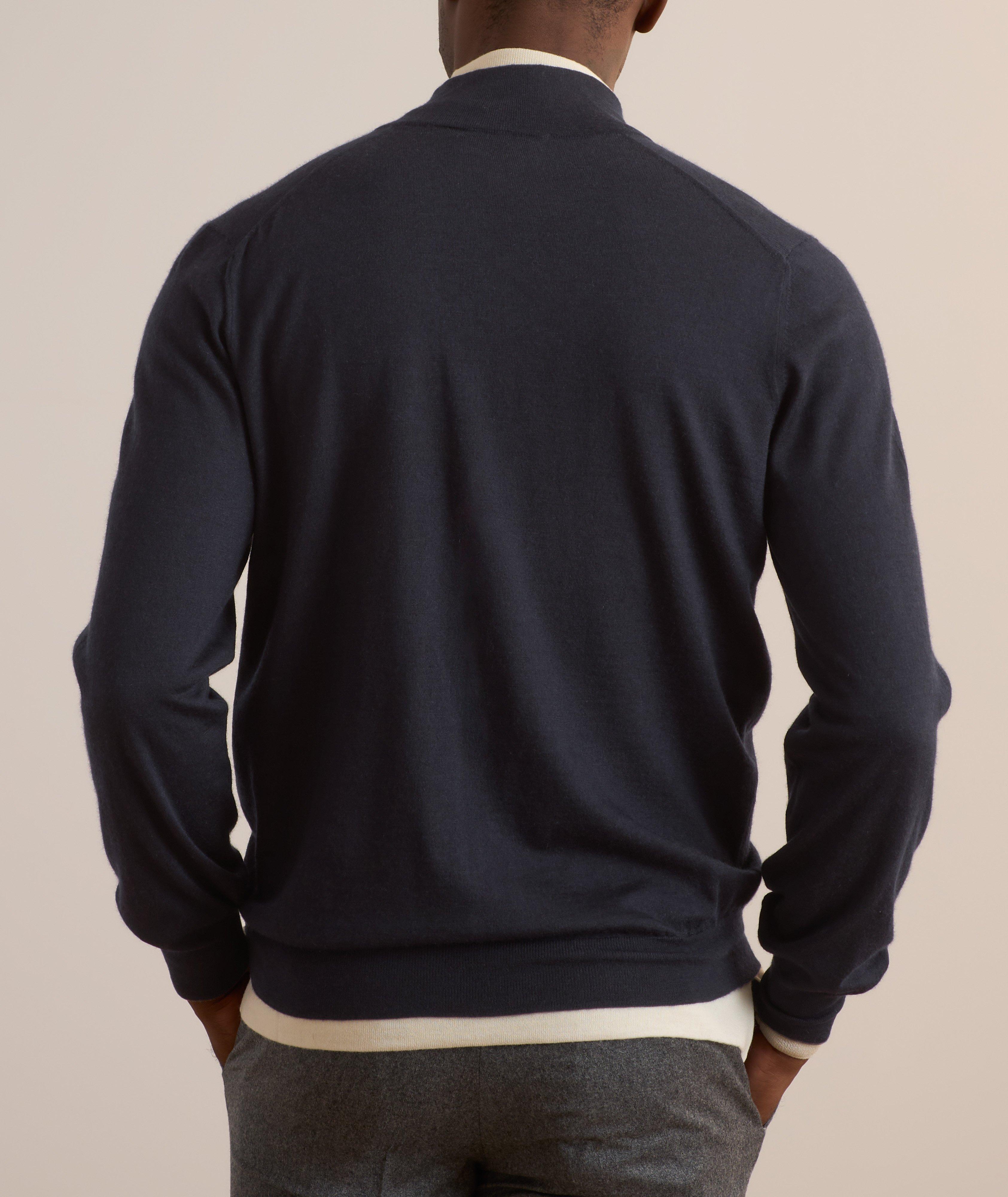 Wool-Cashmere Full-Zip Sweater  image 2