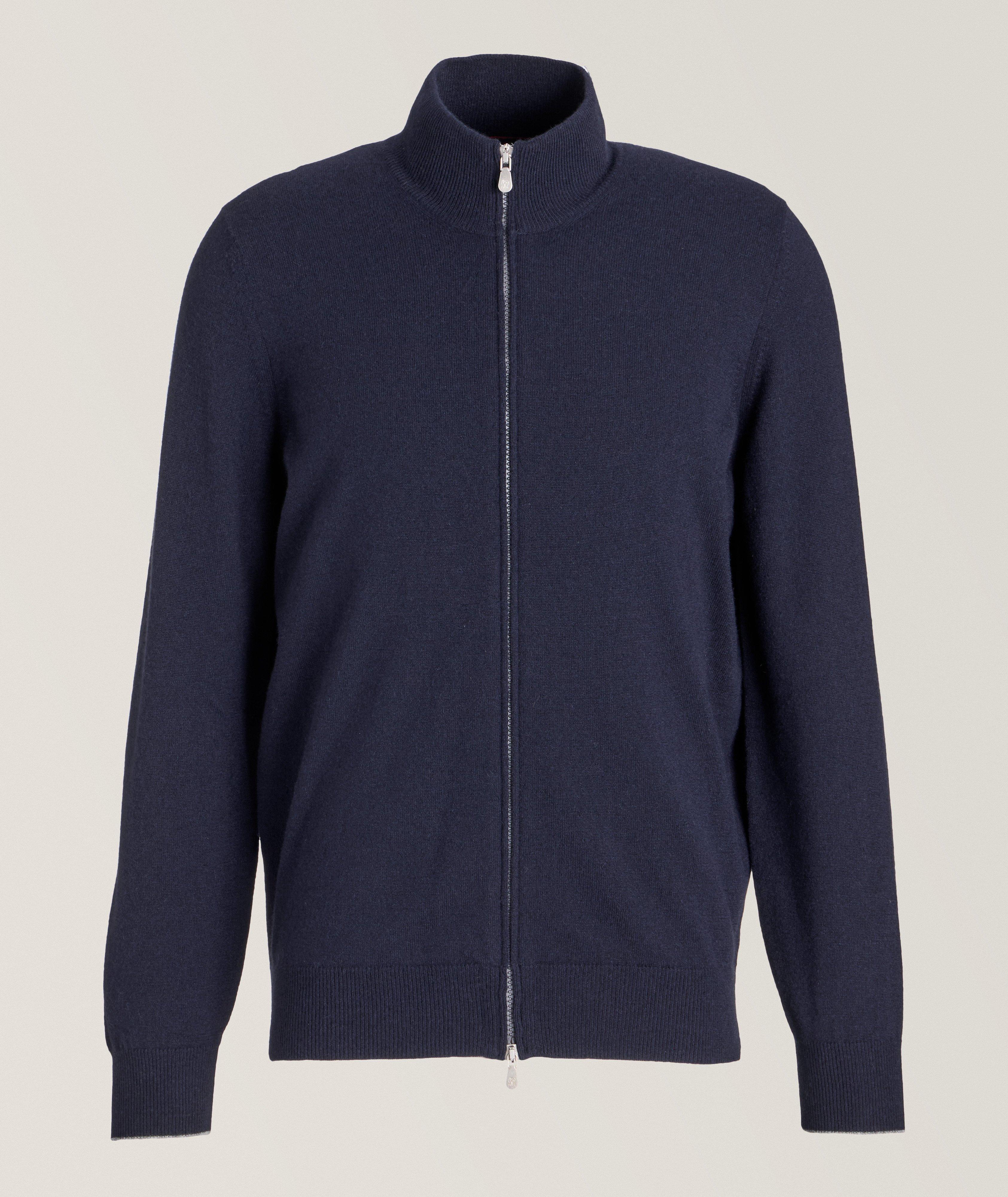 Brunello Cucinelli Full Zip Cashmere Knitted Cardigan