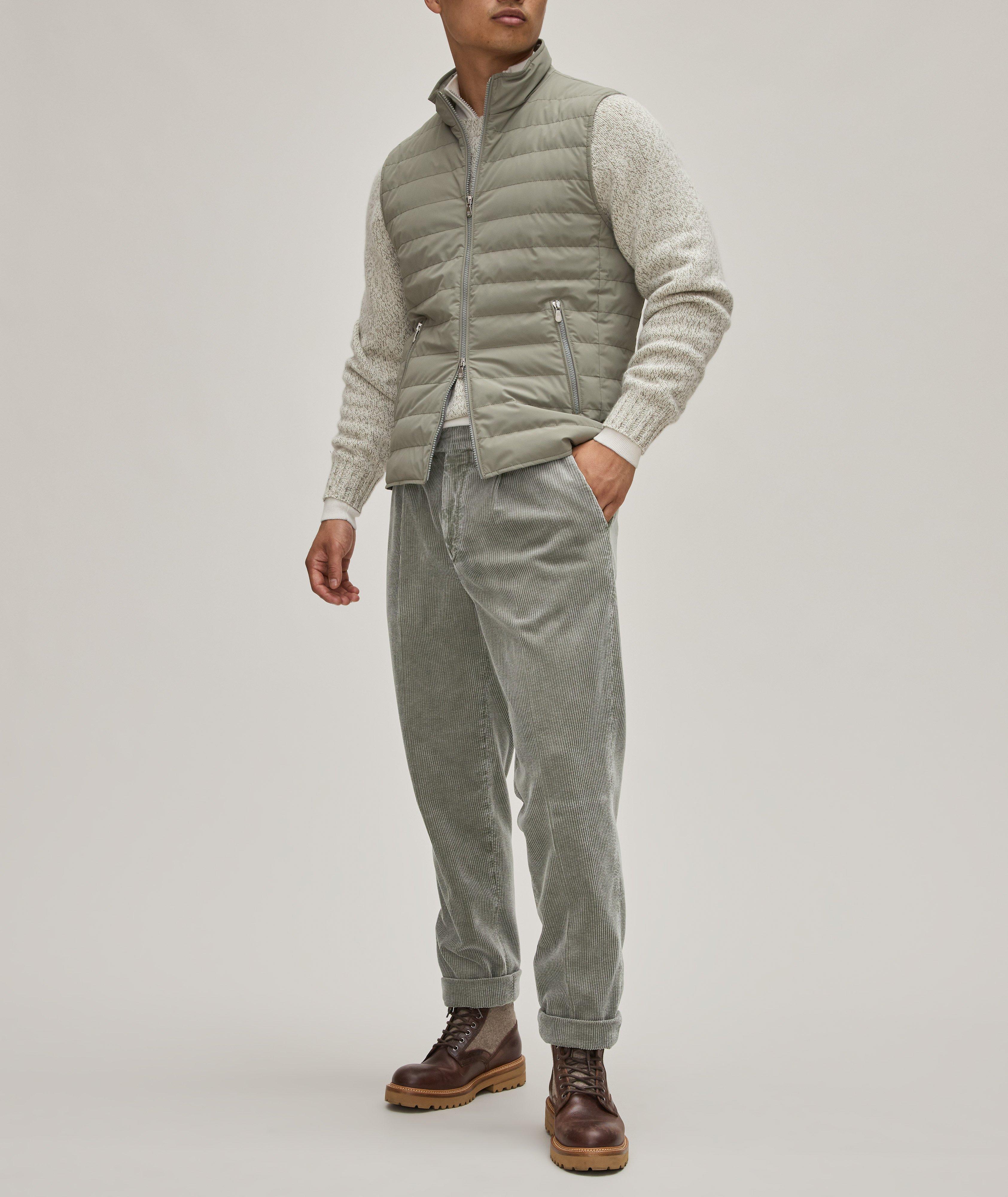 Leisure-Fit Pleated Corduroy Pants image 3