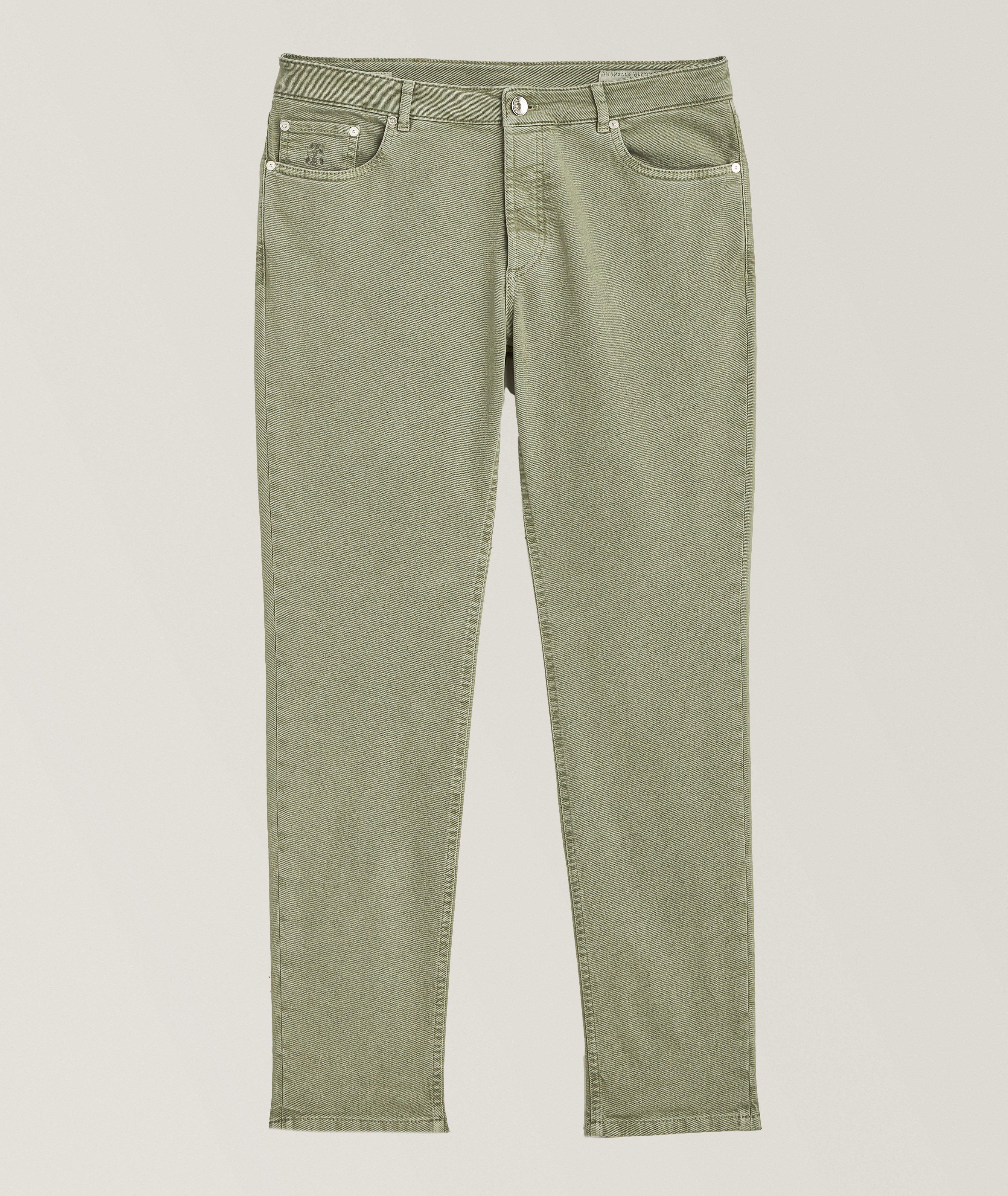 Traditional Fit Stretch Denim  image 0