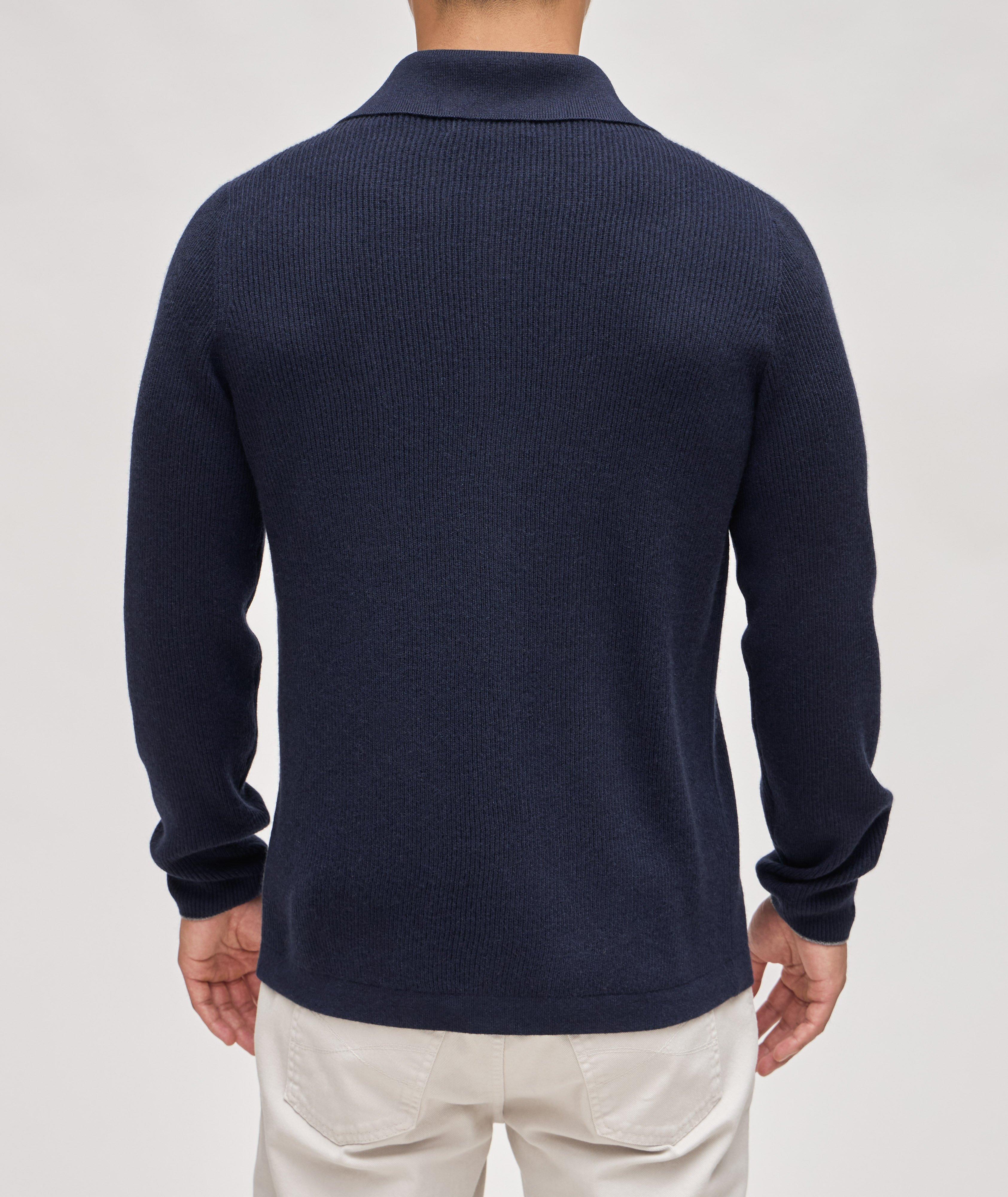 Cashmere English Ribbed Cardigan  image 2