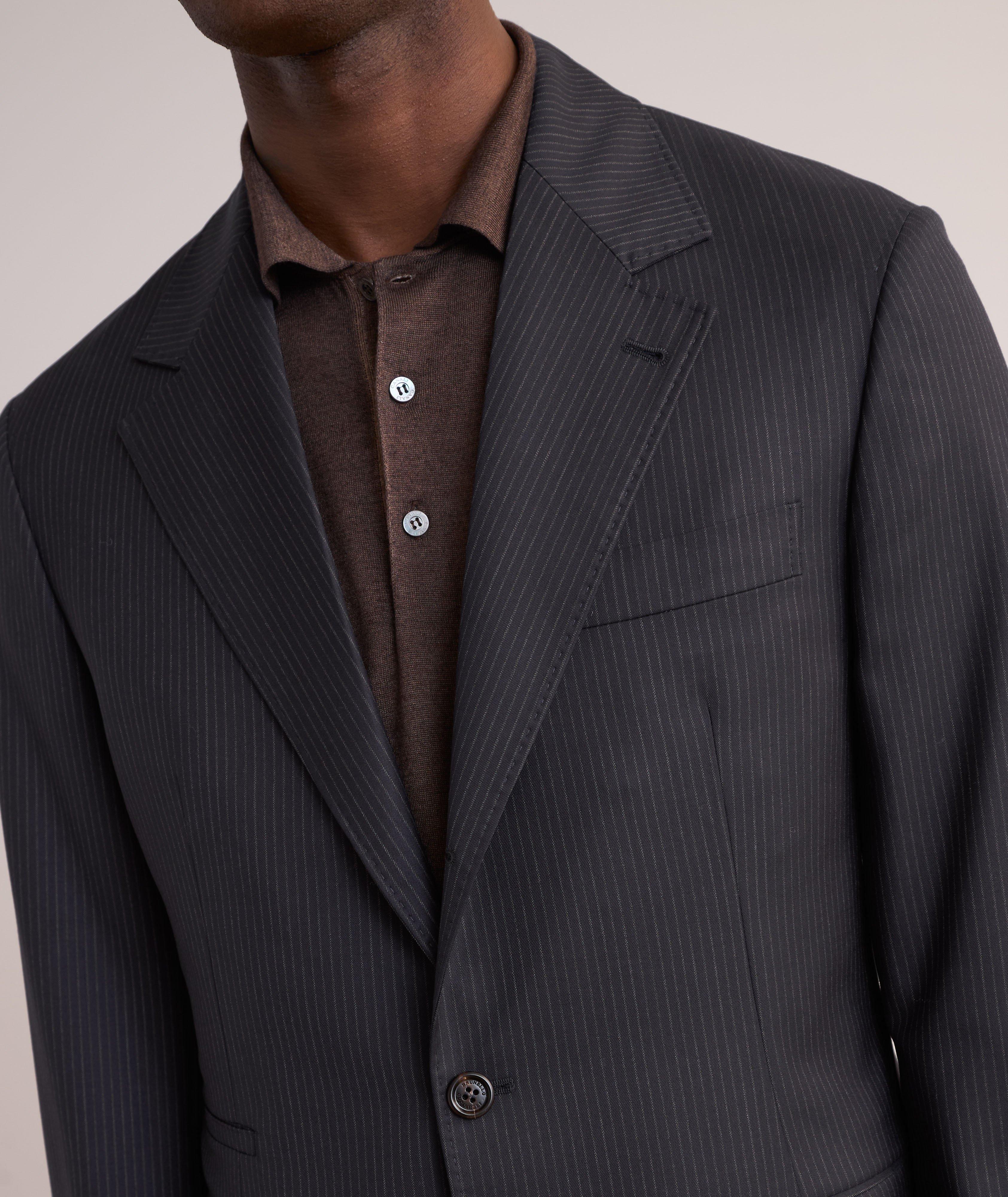Pinstripe Virgin Wool Suit image 3